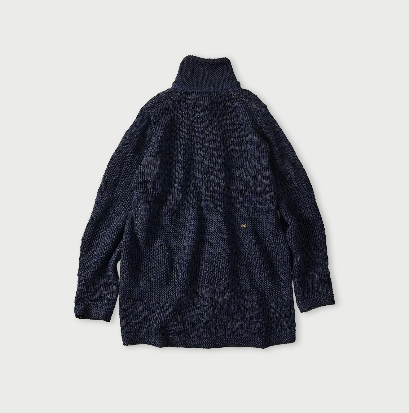 45R(フォーティファイブアール) |リネンギマのパッチワークロングカーディガン