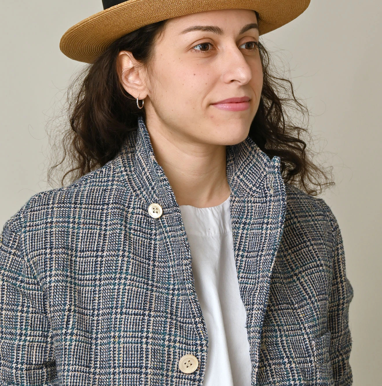 45R(フォーティファイブアール) |綿麻ツイードの908ジャケッター