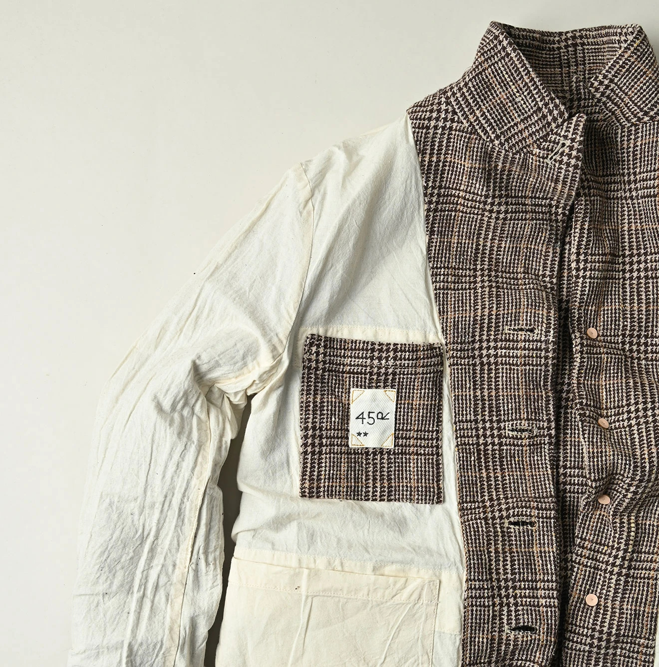 45R(フォーティファイブアール) |綿麻ツイードの908ジャケッター