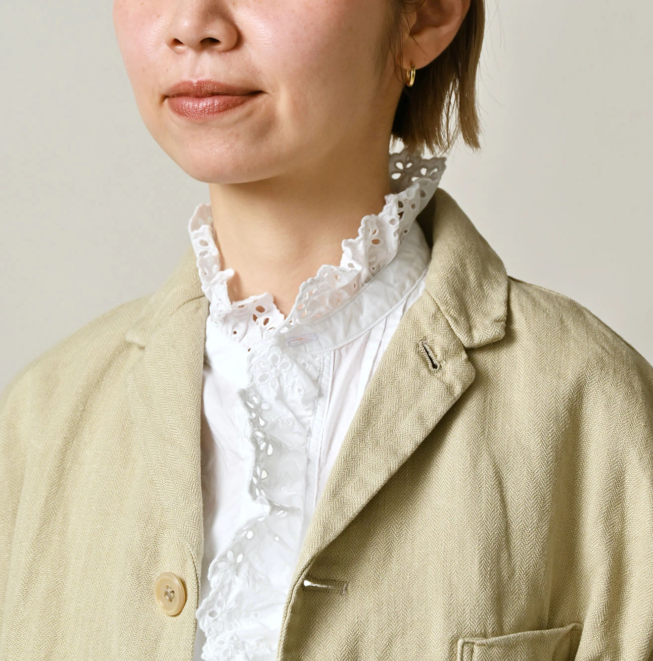 45R(フォーティファイブアール) |リネンヘリンボンの908馬ジャケット