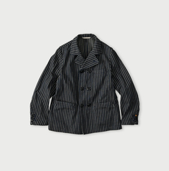 77-デニムピンヒッコリー 濃