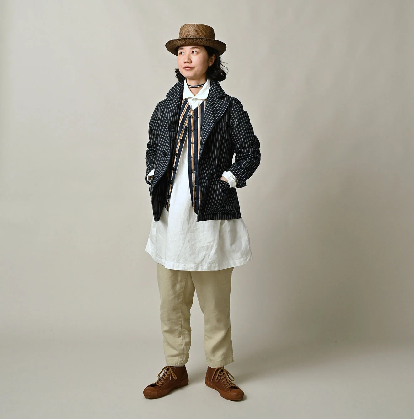 45R(フォーティファイブアール) |いろいろヒッコリーの908マノロジャケット