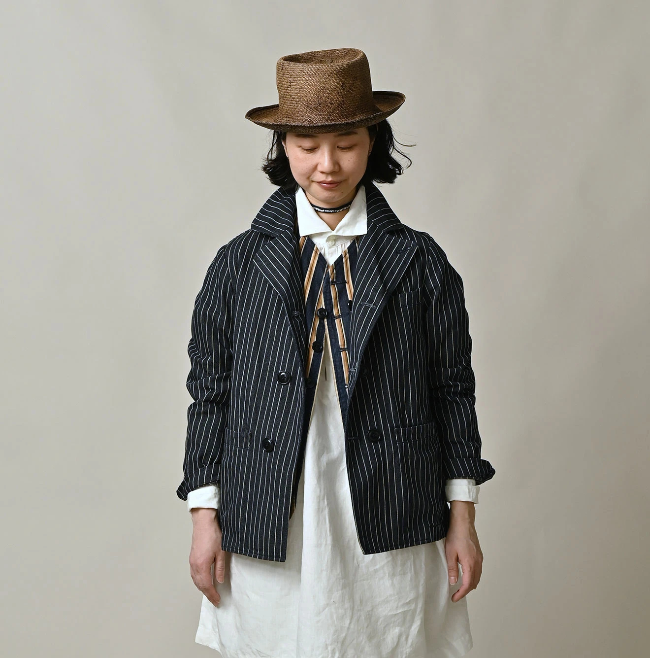 45R(フォーティファイブアール) |いろいろヒッコリーの908マノロジャケット