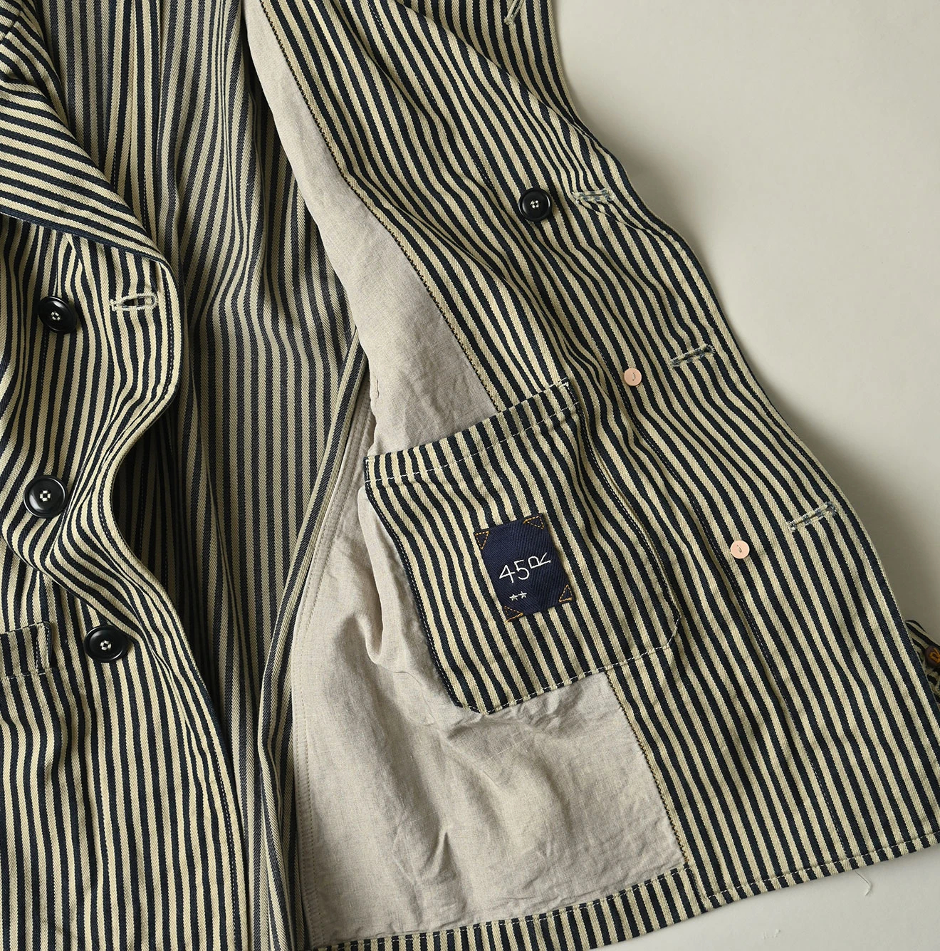 45R(フォーティファイブアール) |いろいろヒッコリーの908マノロジャケット