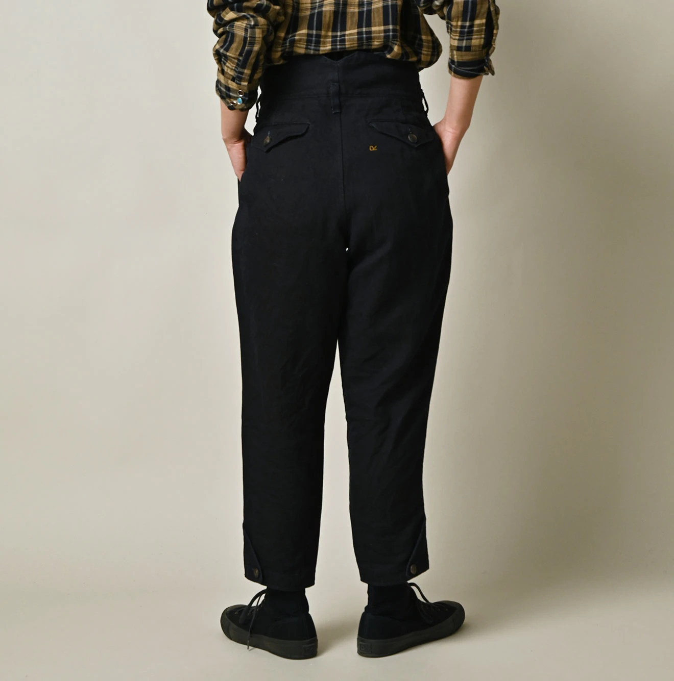 45R(フォーティファイブアール) |リネンヘリンボンの908ジョッパン（インディゴ）