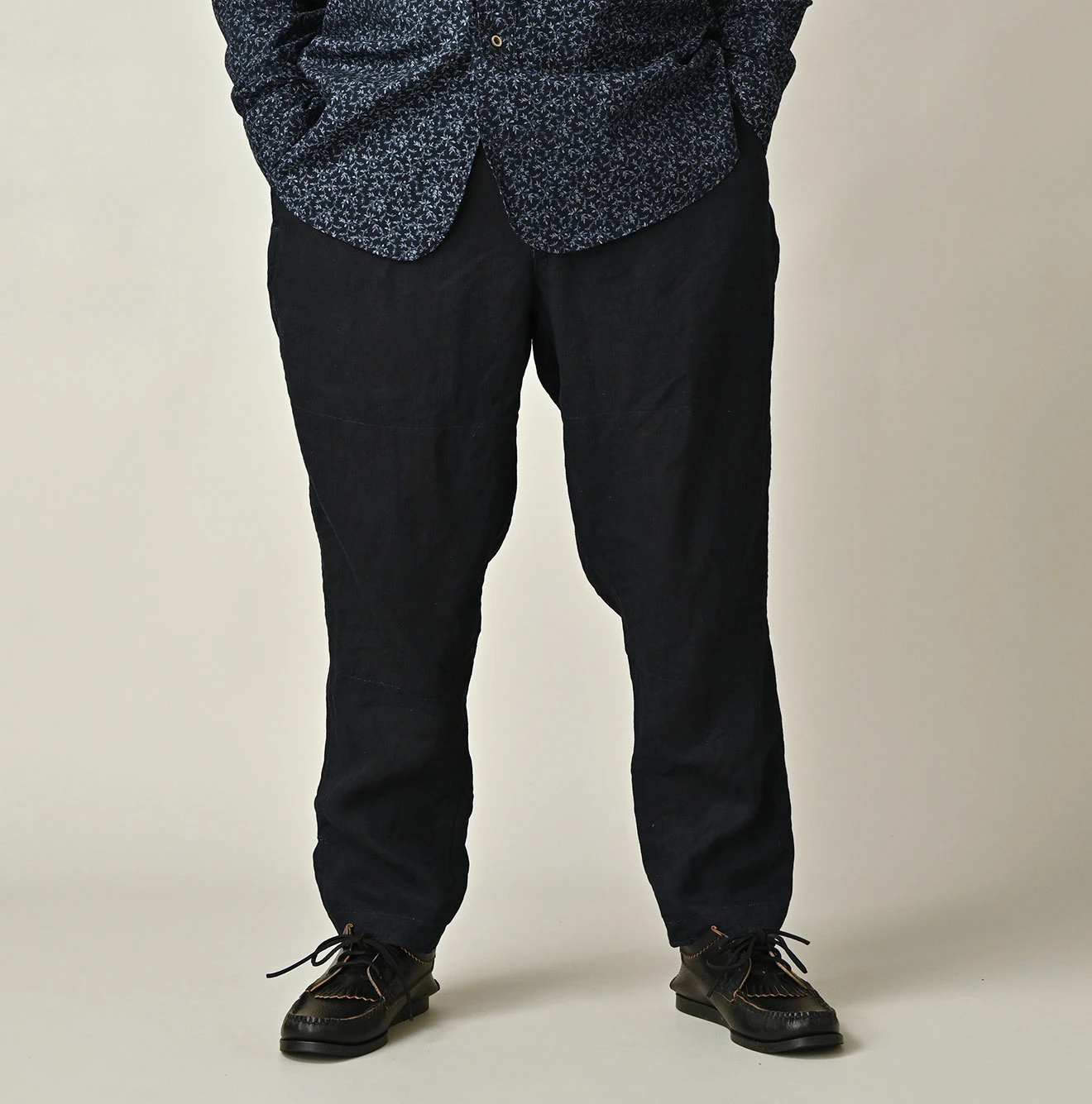 45R(フォーティファイブアール) |リネンヘリンボンの908ジョッパン（インディゴ）