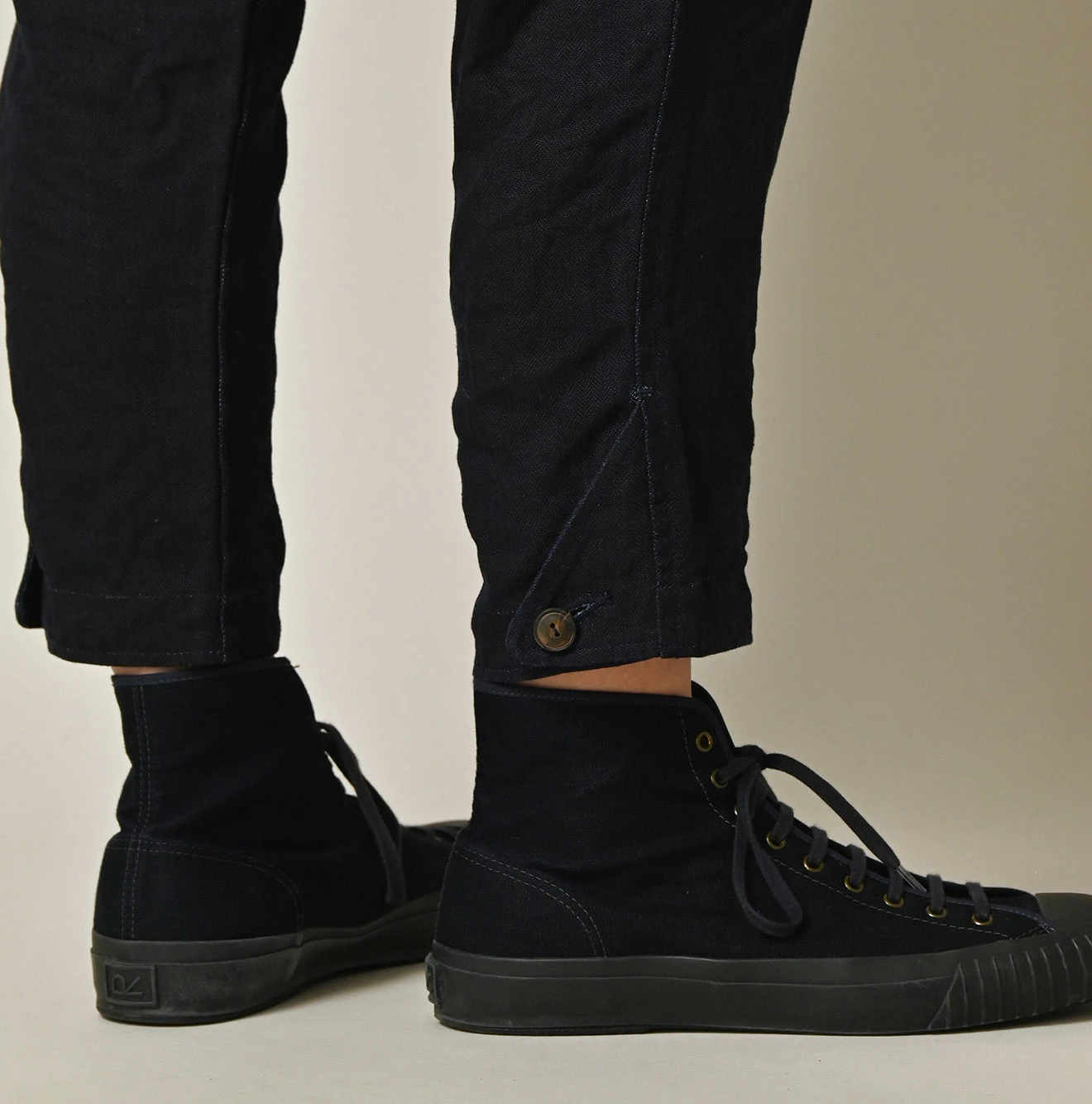 45R(フォーティファイブアール) |リネンヘリンボンの908ジョッパン（インディゴ）