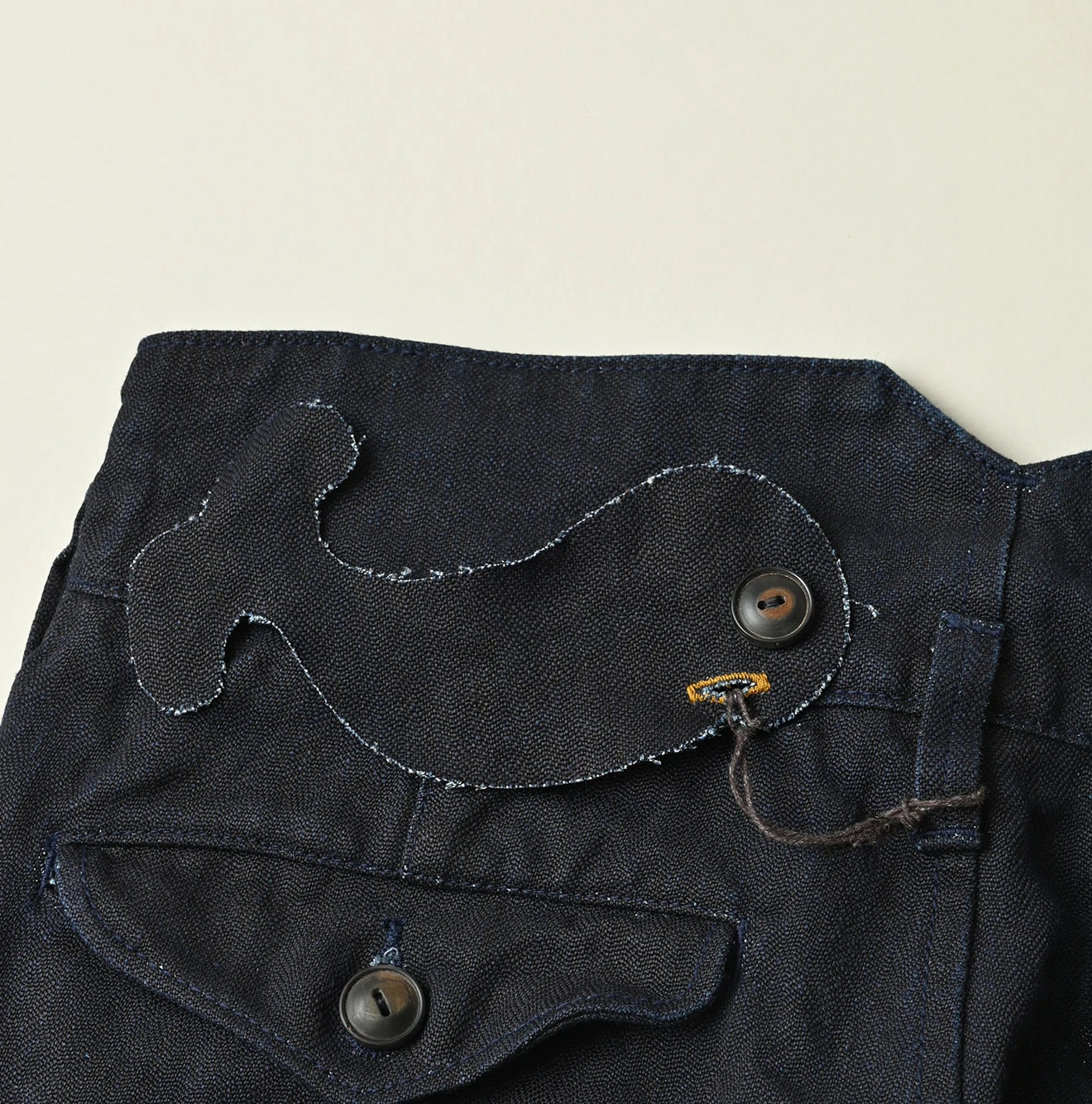 45R(フォーティファイブアール) |リネンヘリンボンの908ジョッパン（インディゴ）