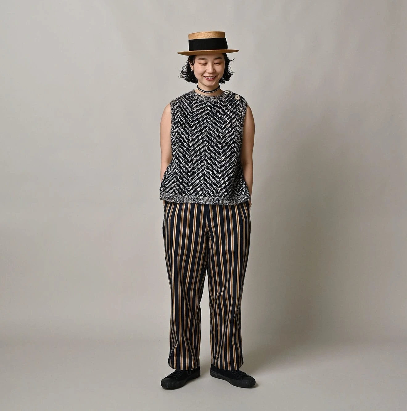 45R(フォーティファイブアール) |いろいろヒッコリーの908イージーパンツ