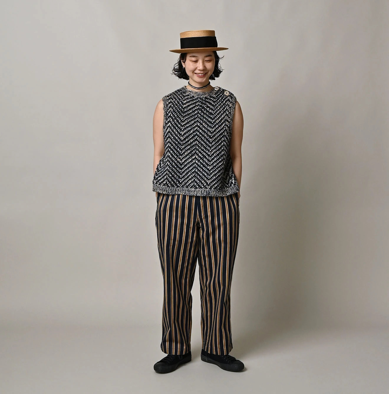 45R(フォーティファイブアール) |いろいろヒッコリーの908イージーパンツ