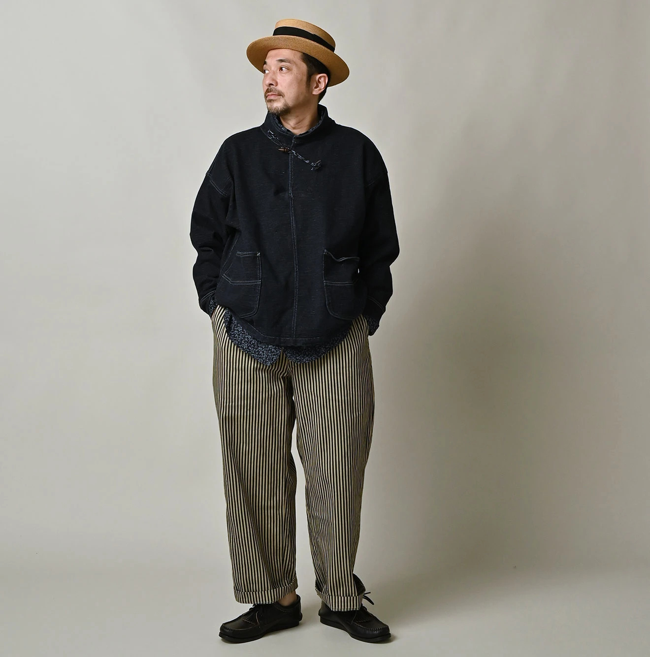 45R(フォーティファイブアール) |いろいろヒッコリーの908イージーパンツ