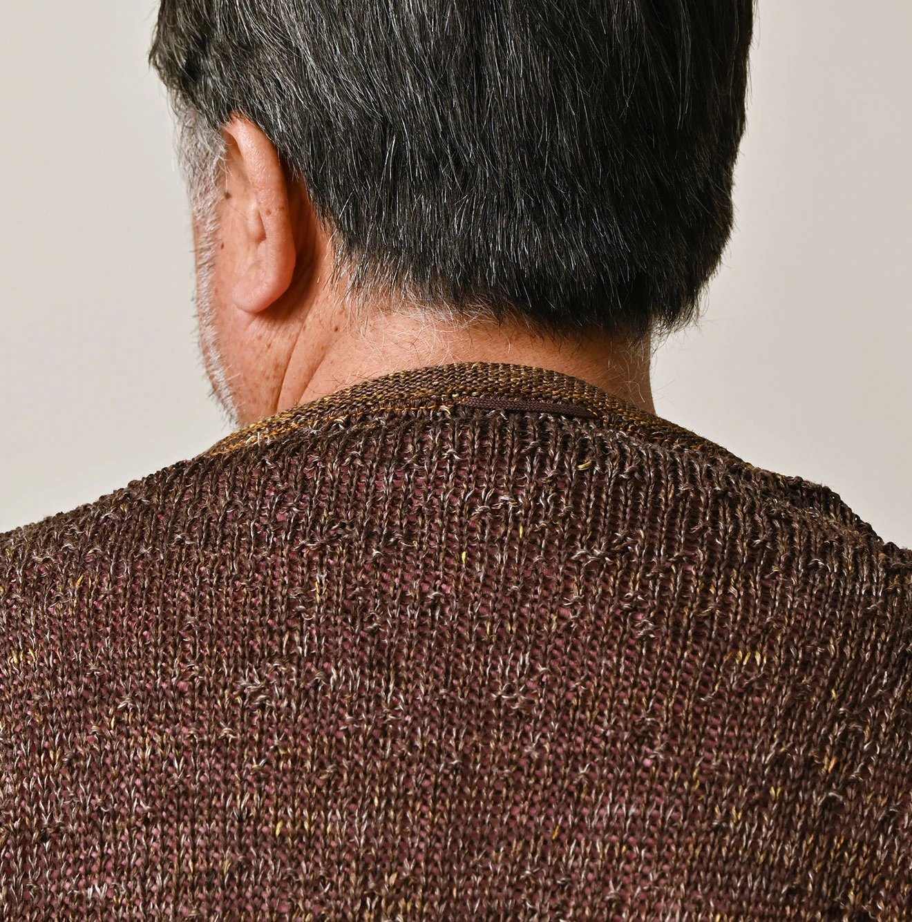 45R(フォーティファイブアール) |リネンギマのパッチワーク馬セーター