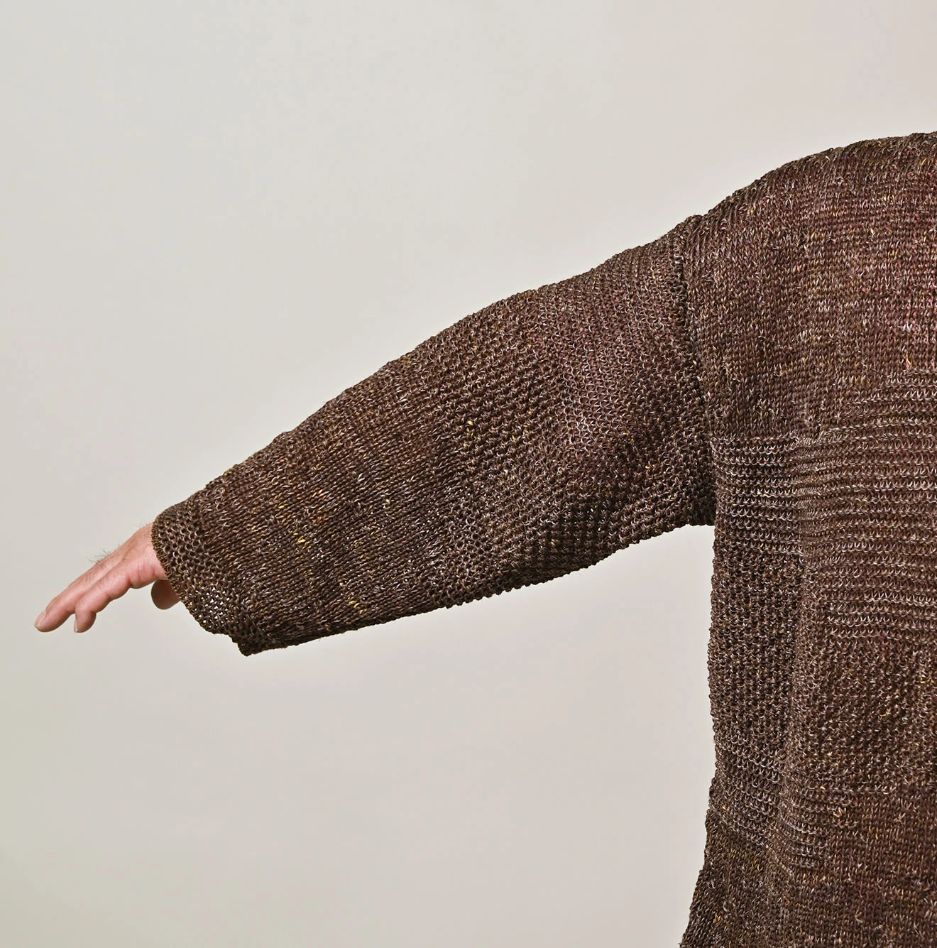 45R(フォーティファイブアール) |リネンギマのパッチワーク馬セーター