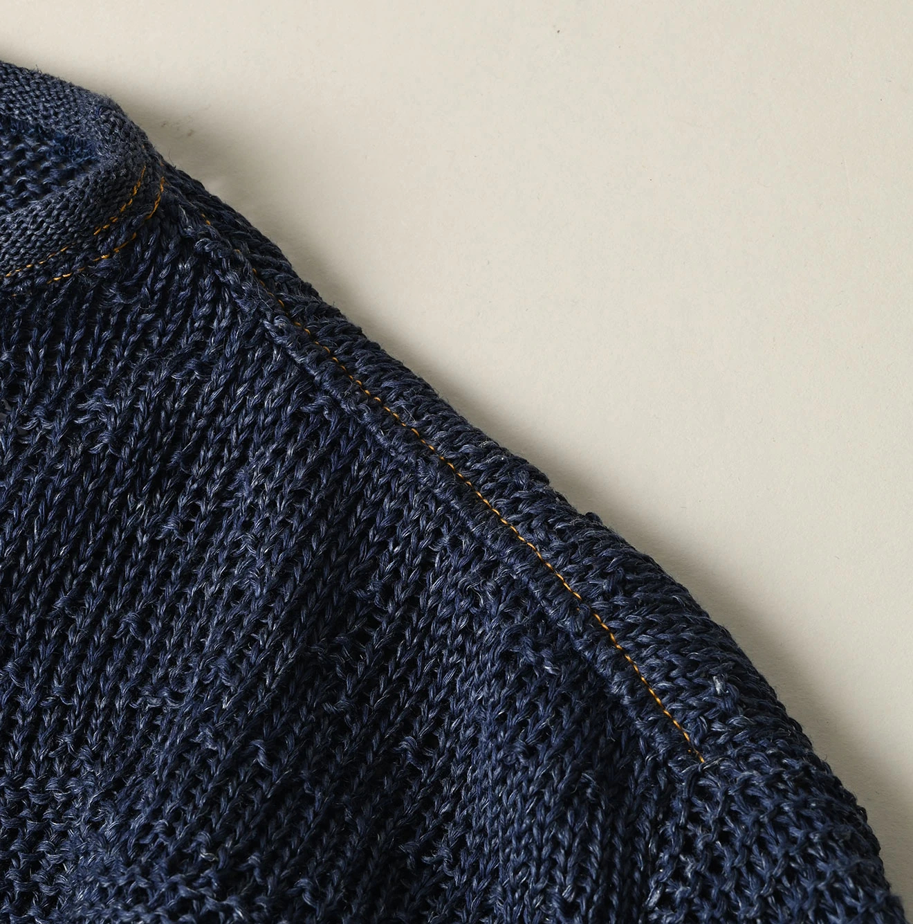 45R(フォーティファイブアール) |リネンギマのパッチワーク馬セーター