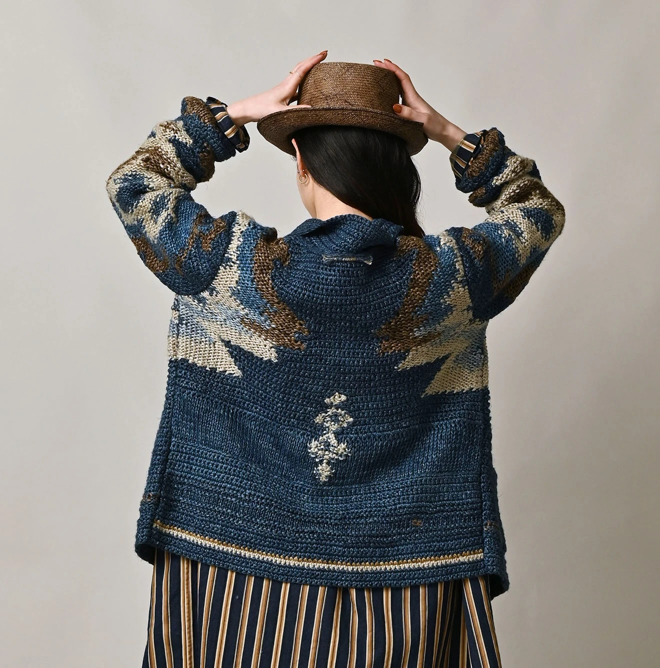 45R(フォーティファイブアール) |ラグジャカードの908ランチジャケット（藍ベース）