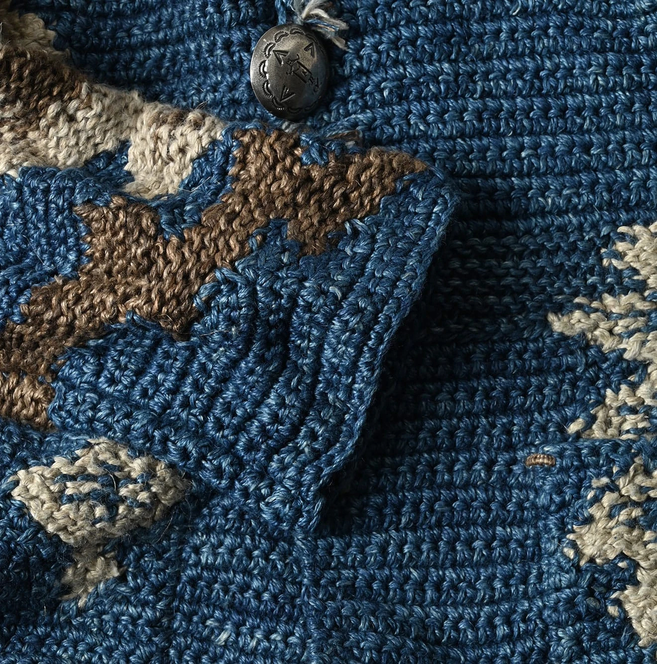 45R(フォーティファイブアール) |ラグジャカードの908ランチジャケット（藍ベース）