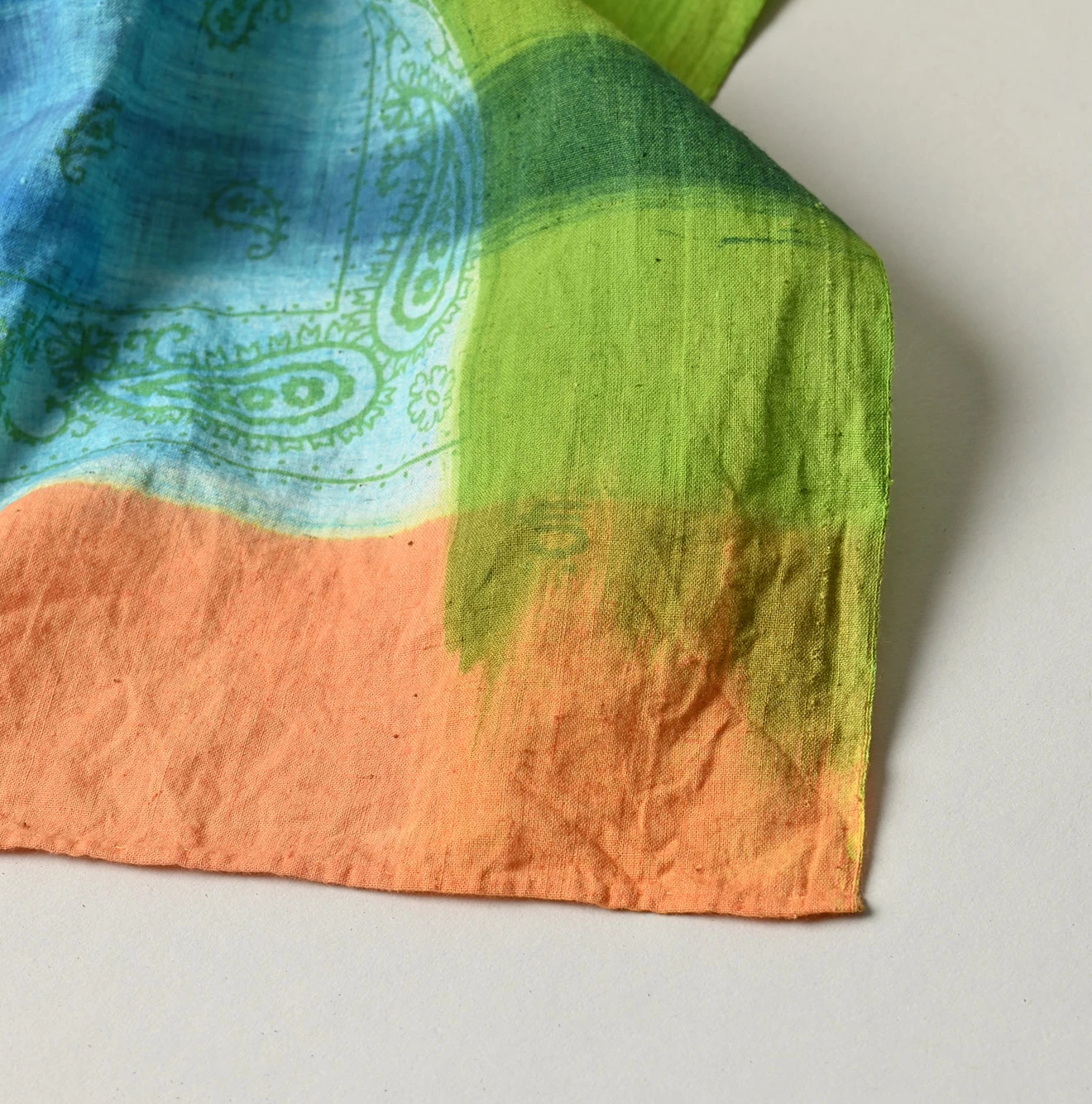 45R(フォーティファイブアール) |インドカディハンドプリントのバンダナ