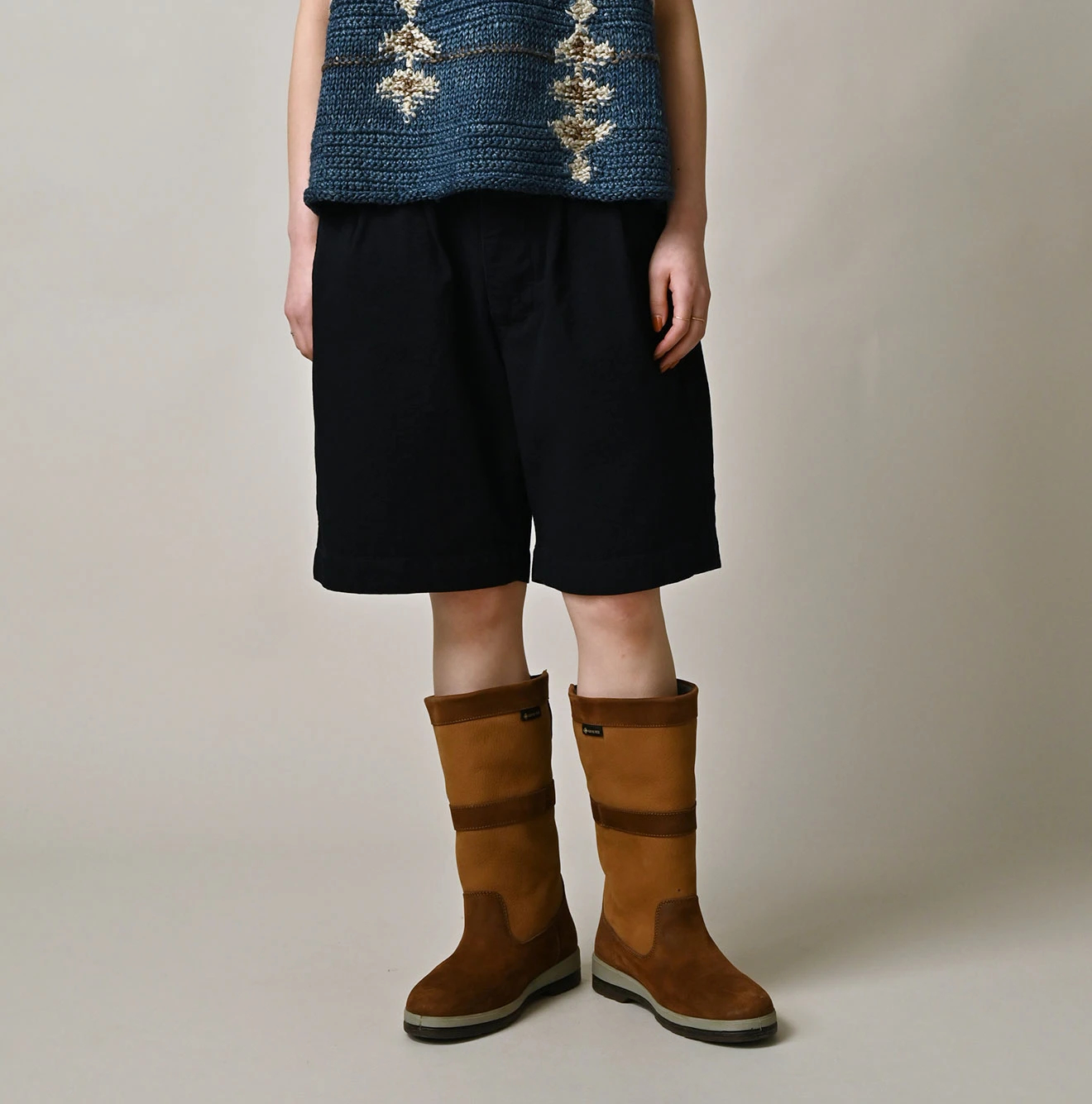 45R(フォーティファイブアール) |高密度ダックの908ペグショートパンツ（インディゴ）