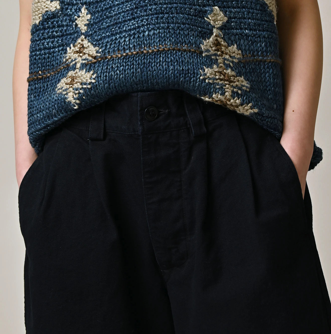 45R(フォーティファイブアール) |高密度ダックの908ペグショートパンツ（インディゴ）