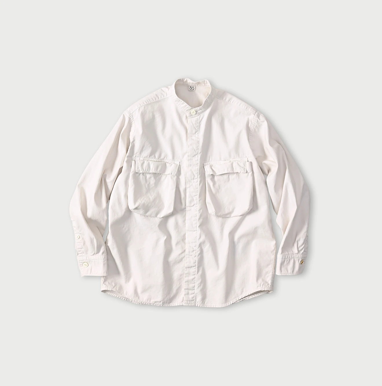 45R(フォーティファイブアール) |薄バックサテンの908ニームシャツ（再び・45RPMプリント）