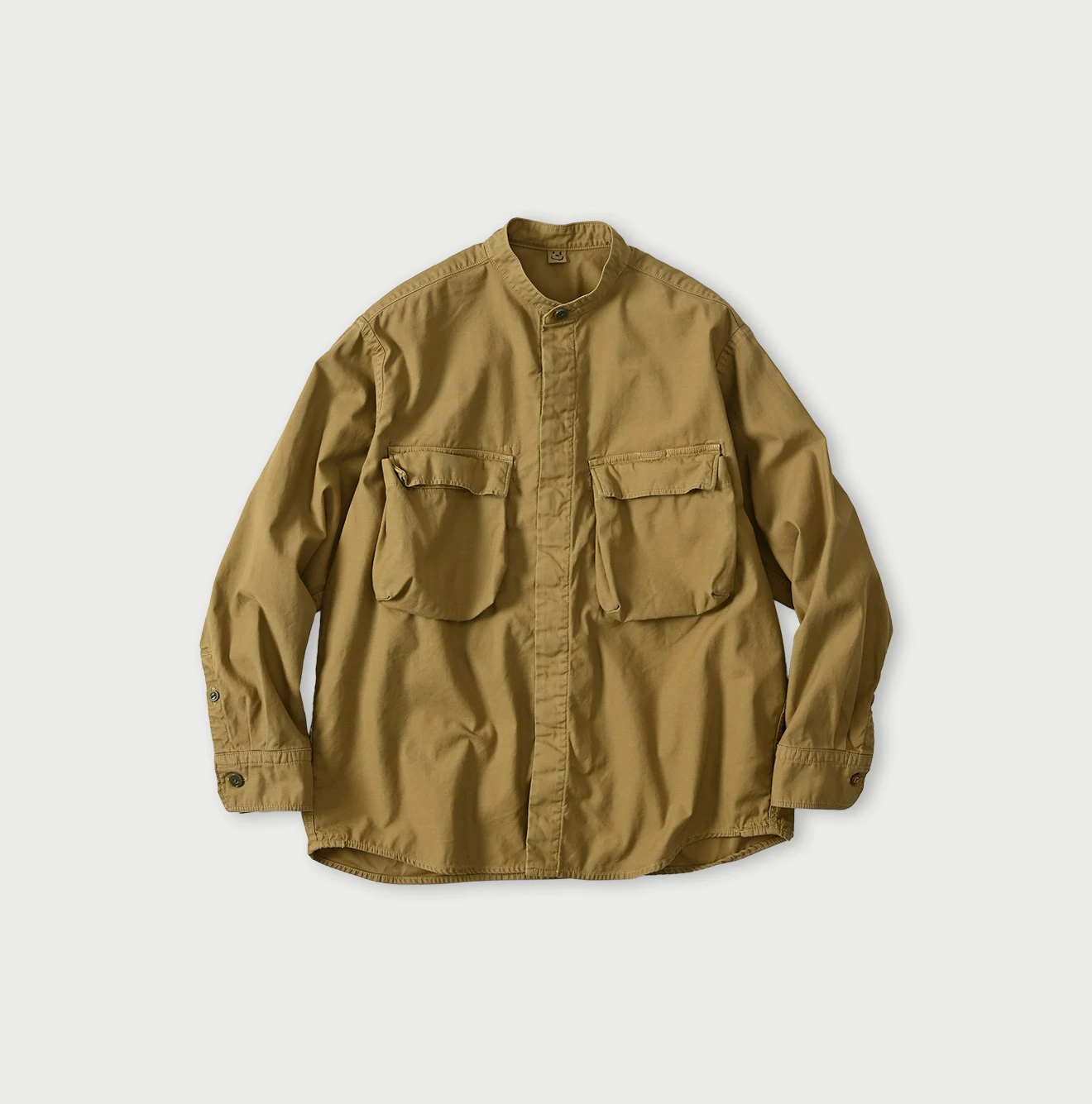 45R(フォーティファイブアール) |薄バックサテンの908ニームシャツ（再び・45RPMプリント）