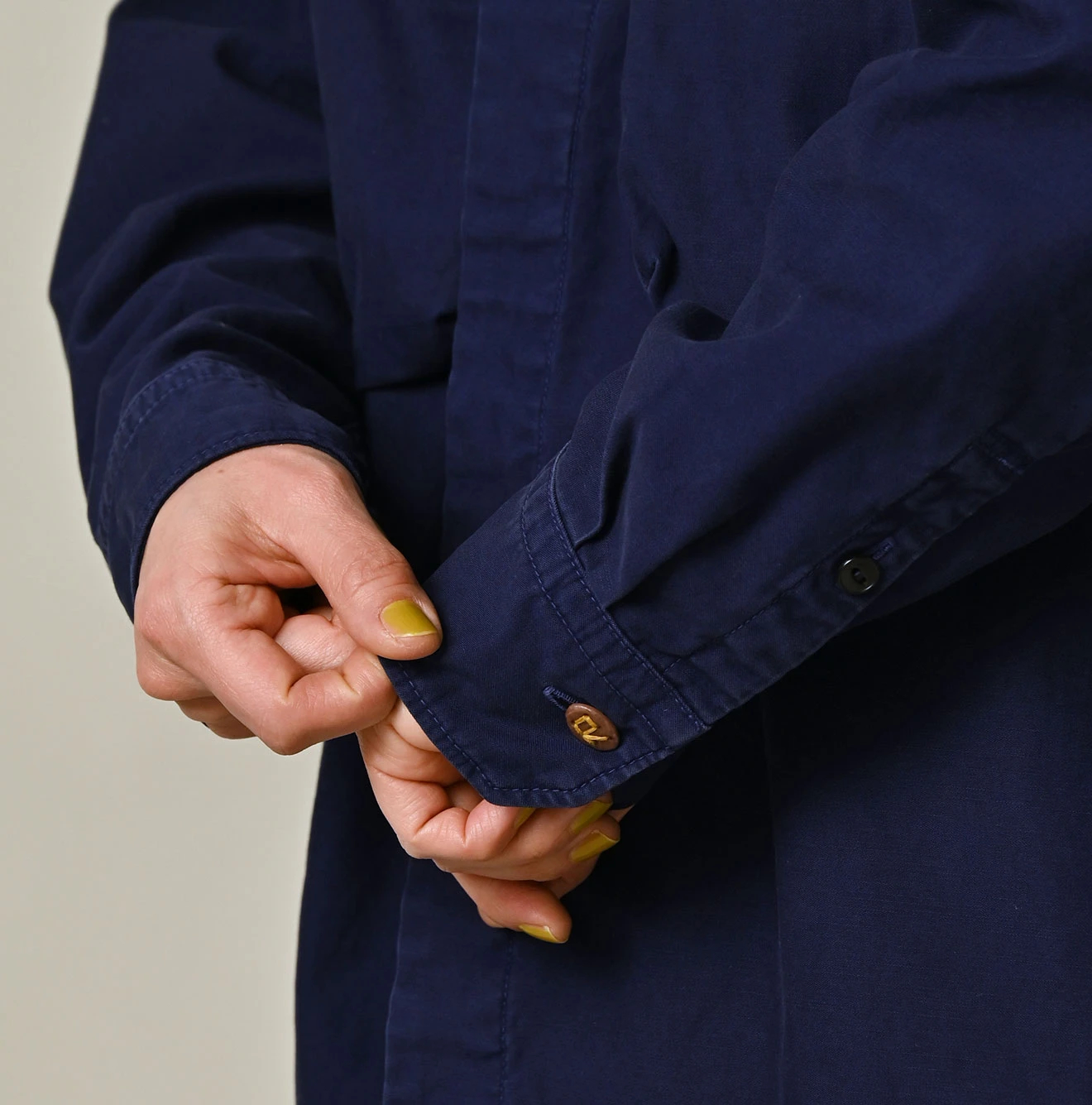 45R(フォーティファイブアール) |薄バックサテンの908ニームシャツ（再び・45RPMプリント）