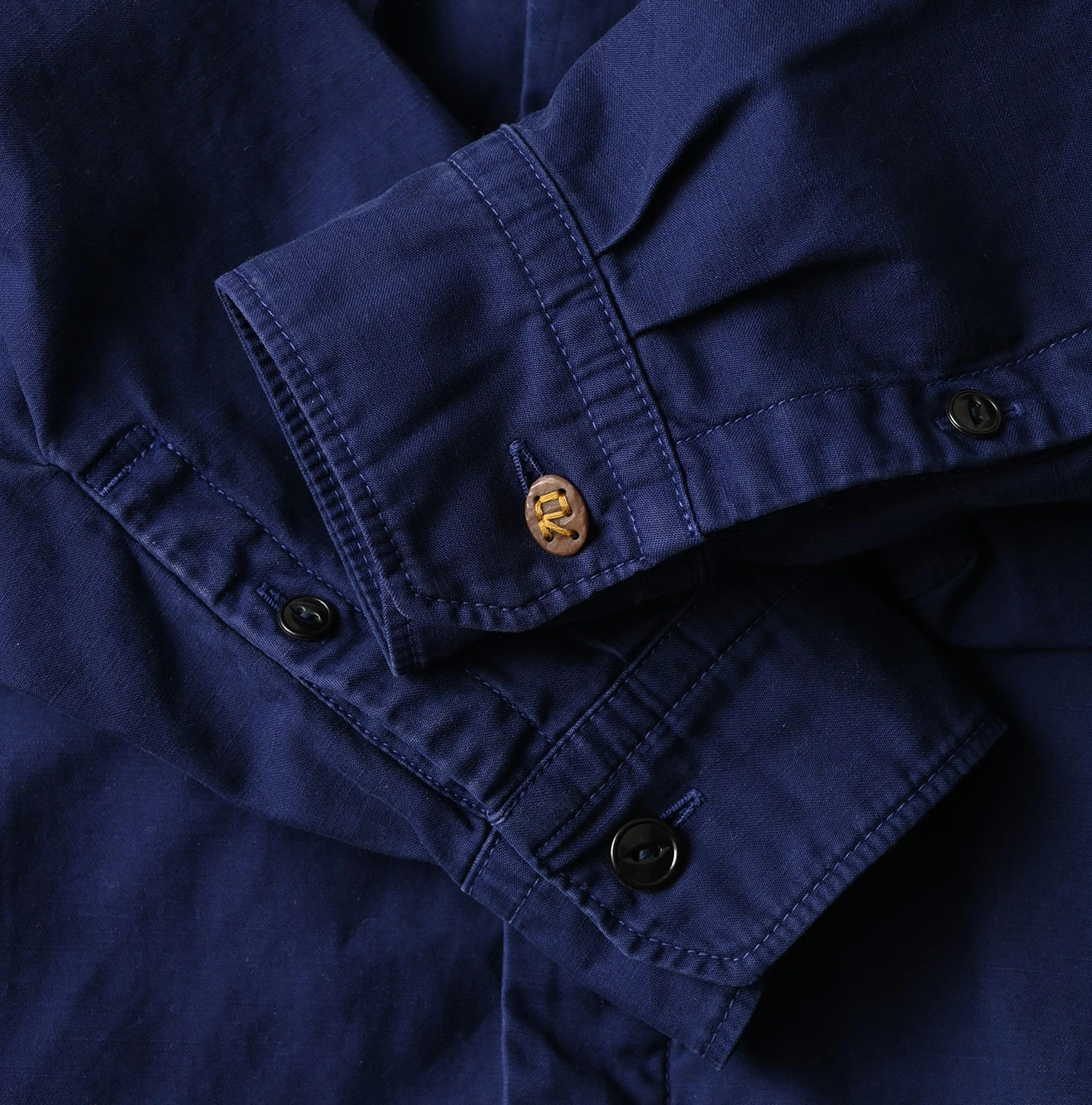 45R(フォーティファイブアール) |薄バックサテンの908ニームシャツ（再び・45RPMプリント）