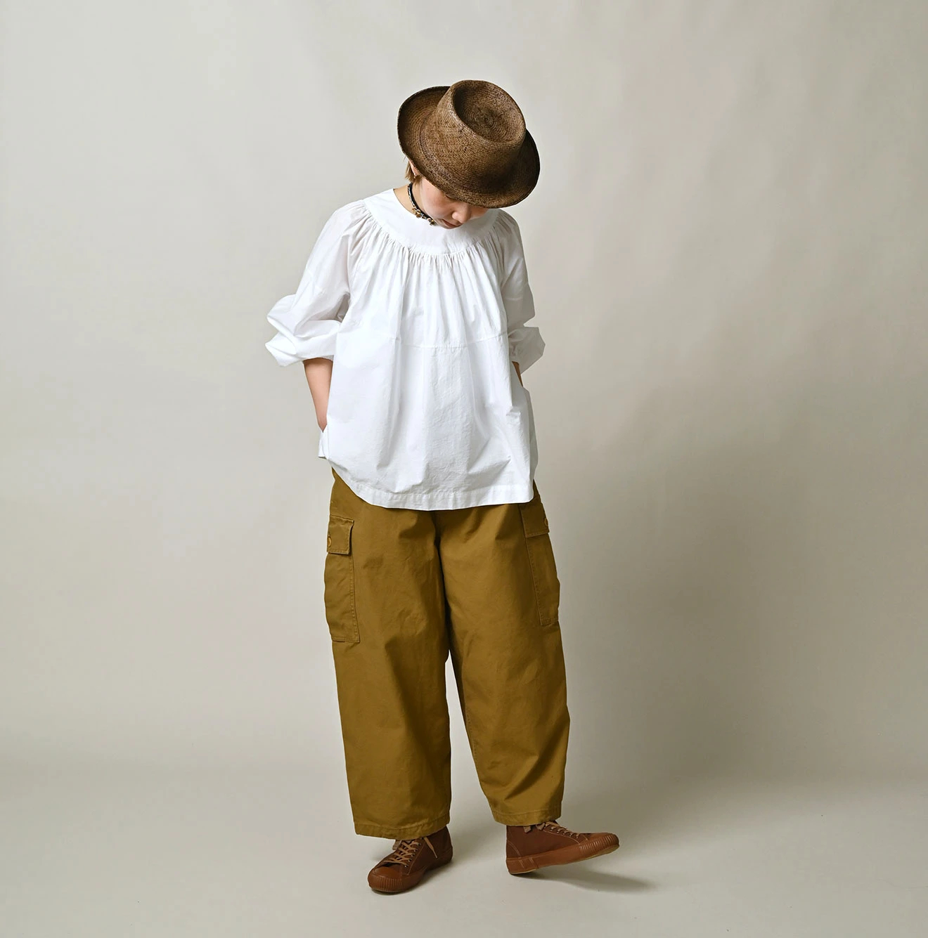 45R(フォーティファイブアール) |ダック45RPM刺繍の908テントカーゴパンツ（再び）