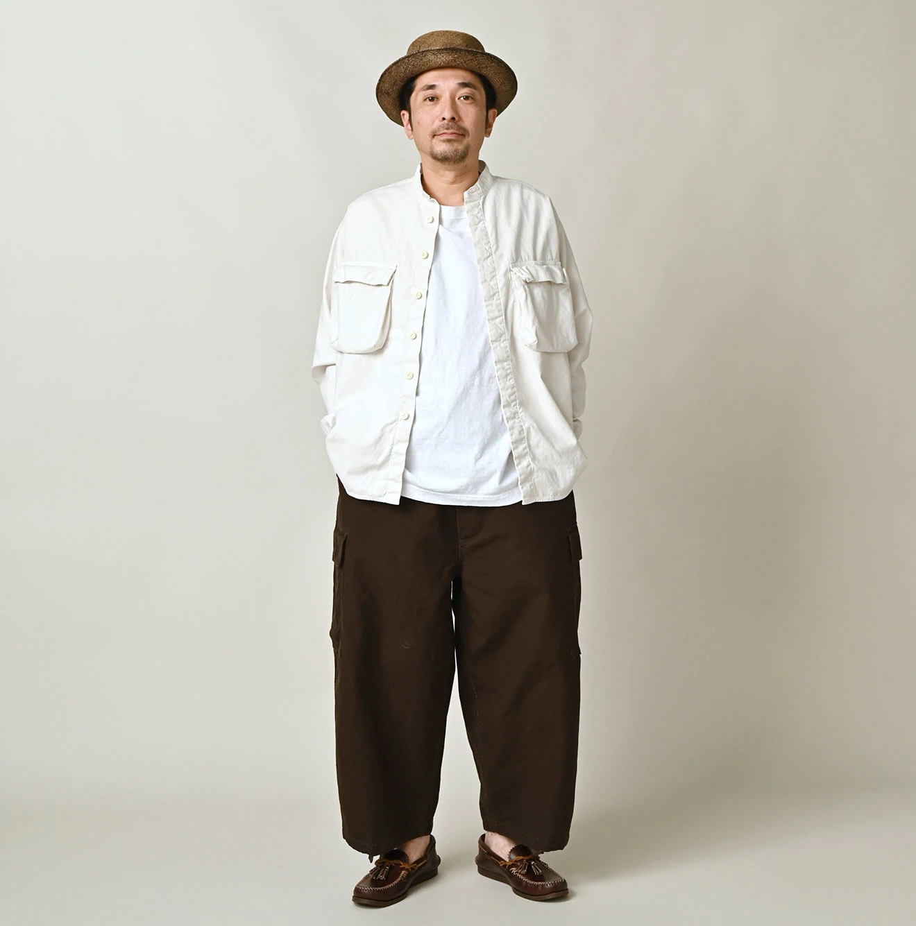 45R(フォーティファイブアール) |ダック45RPM刺繍の908テントカーゴパンツ（再び）