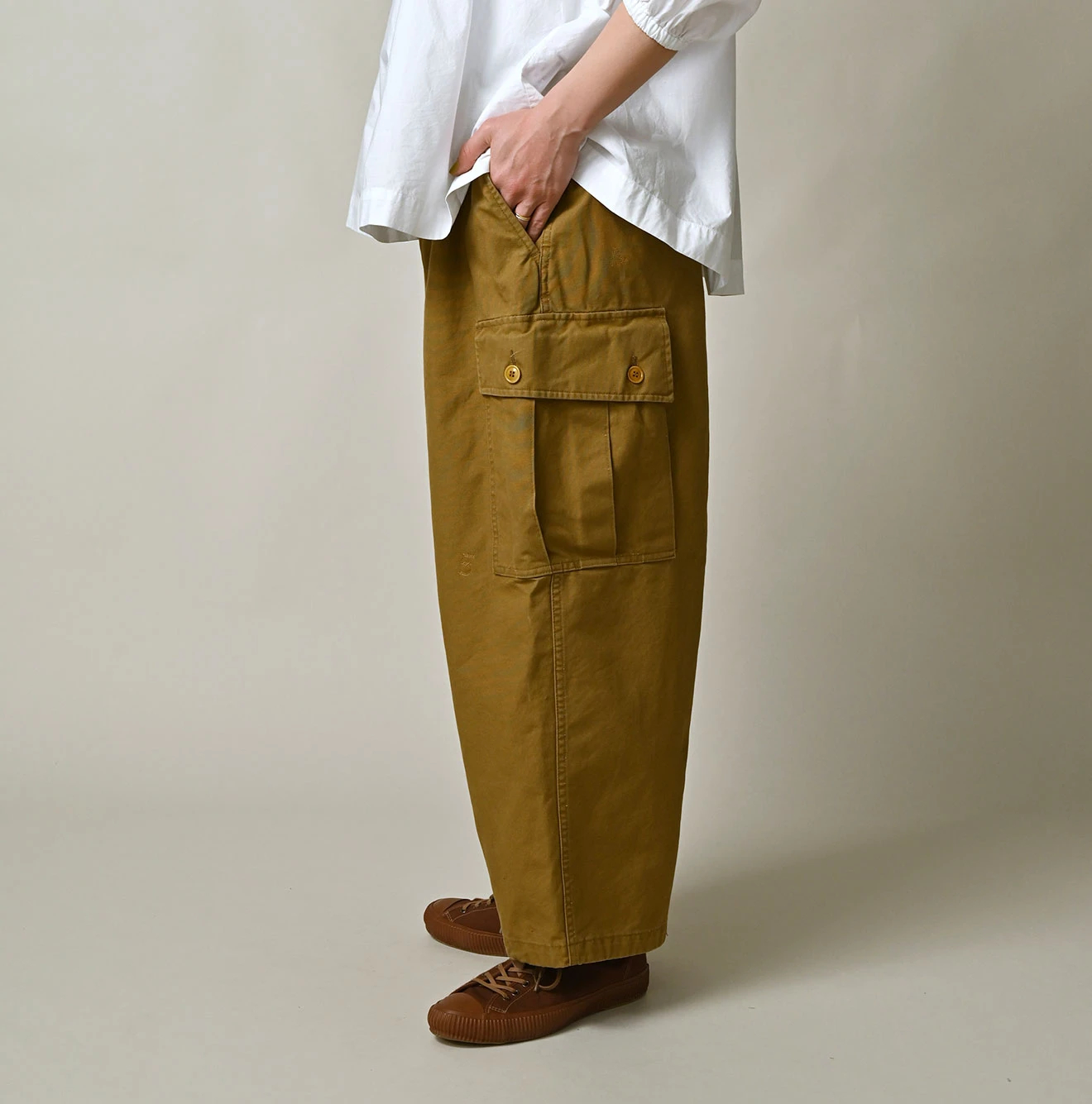 45R(フォーティファイブアール) |ダック45RPM刺繍の908テントカーゴパンツ（再び）