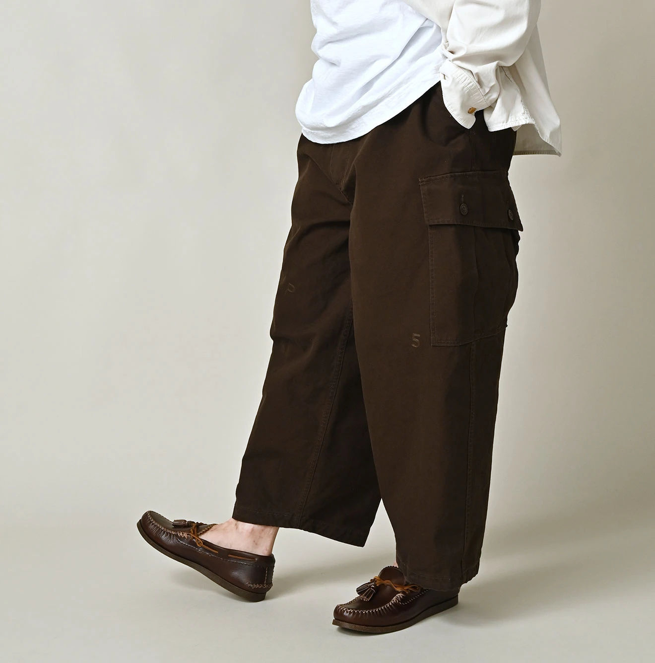 45R(フォーティファイブアール) |ダック45RPM刺繍の908テントカーゴパンツ（再び）