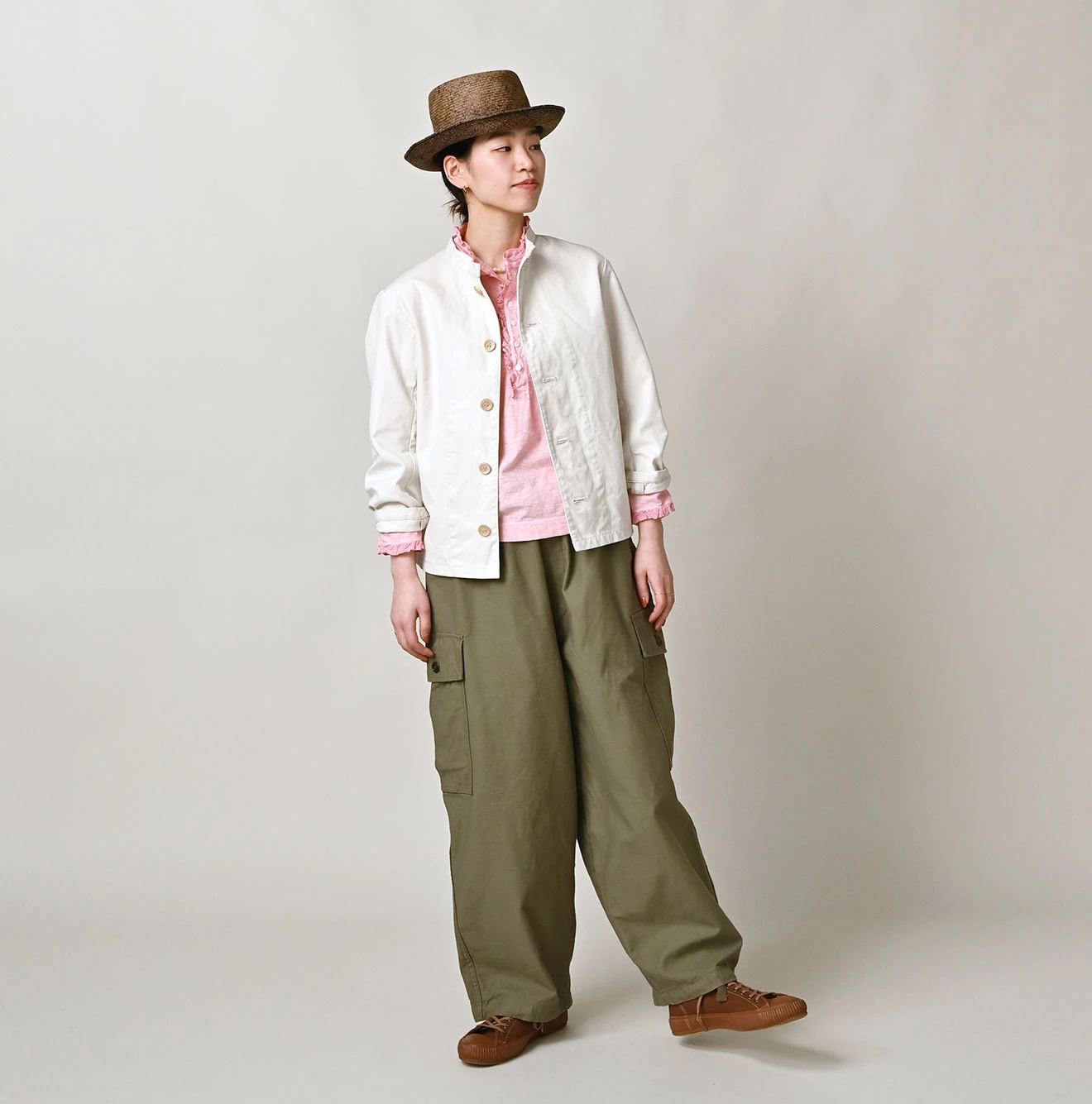 45R(フォーティファイブアール) |高密度ダックのプティカバーオール