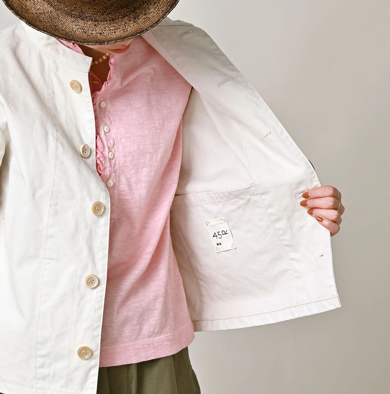 45R(フォーティファイブアール) |高密度ダックのプティカバーオール