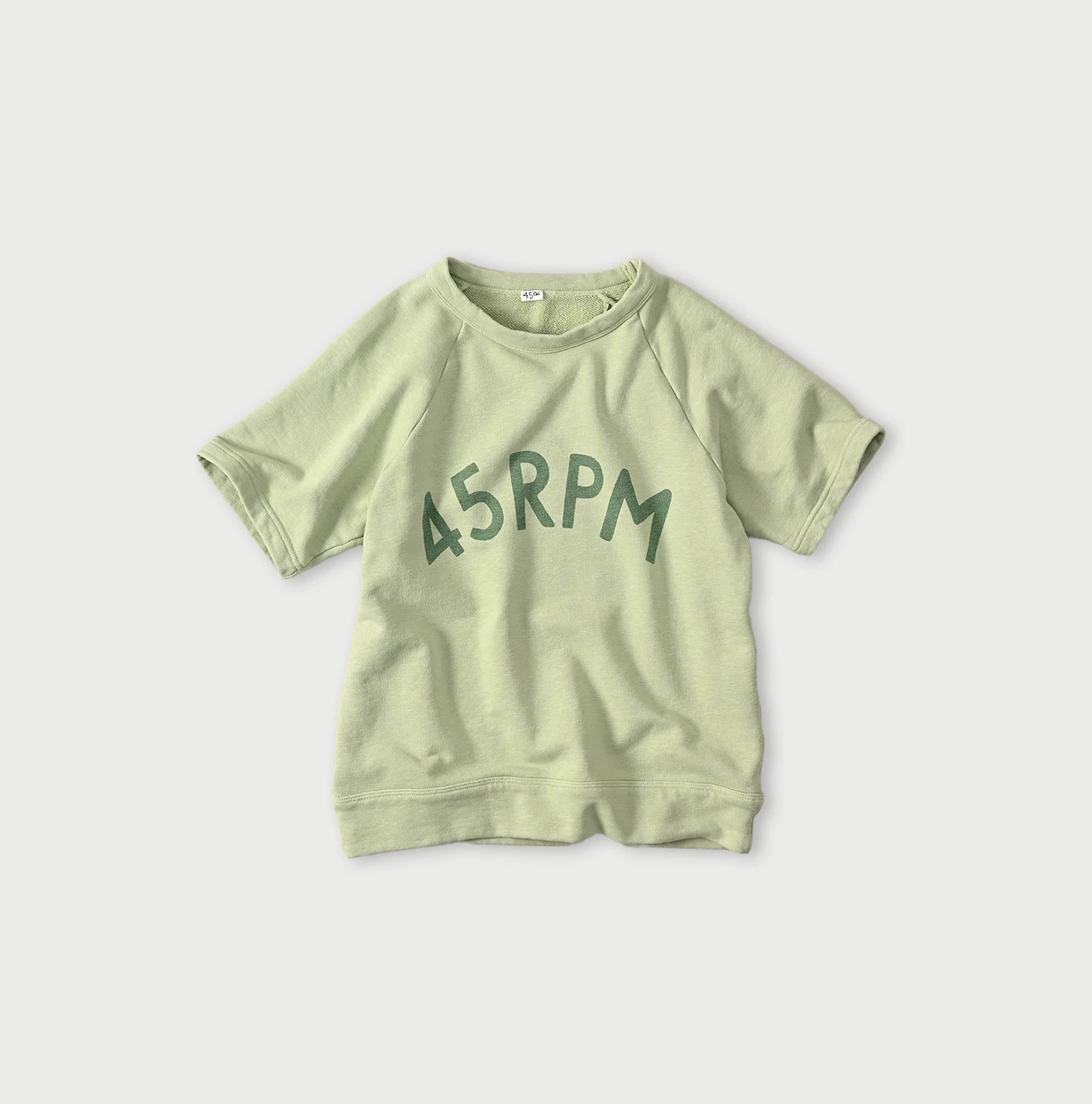 45R(フォーティファイブアール) |ガーゼ裏毛のロゴdeプティスウェット