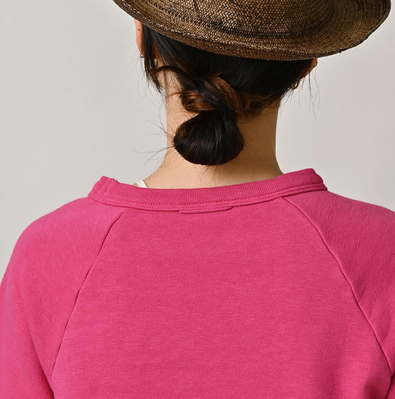 45R(フォーティファイブアール) |ガーゼ裏毛のロゴdeプティスウェット