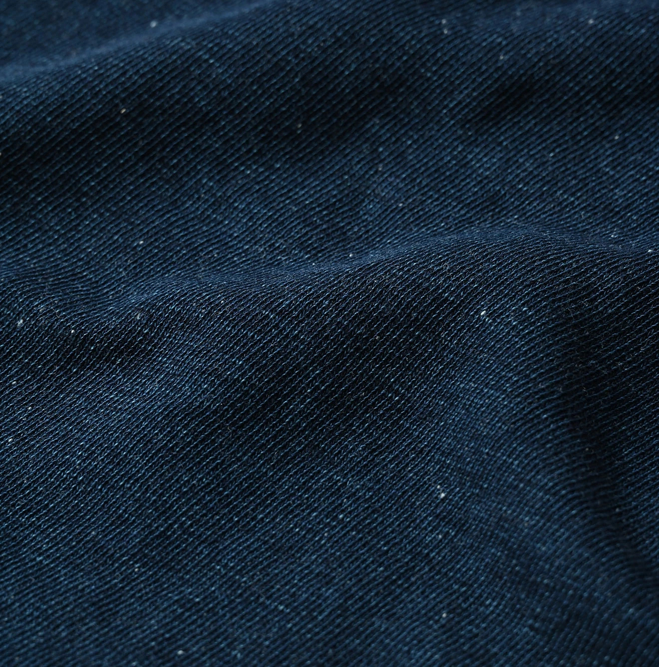 45R(フォーティファイブアール) |ガーゼ裏毛のロゴdeプティスウェット（インディゴ）