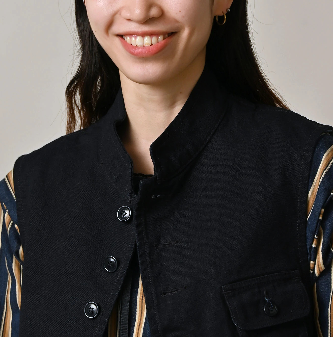 45R(フォーティファイブアール) |高密度ダックの908ハンティングベスト（インディゴ）