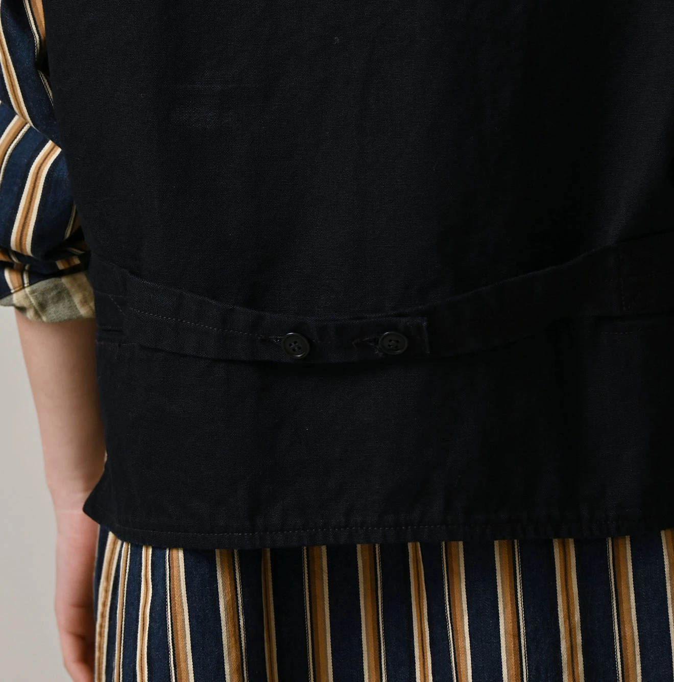 45R(フォーティファイブアール) |高密度ダックの908ハンティングベスト（インディゴ）