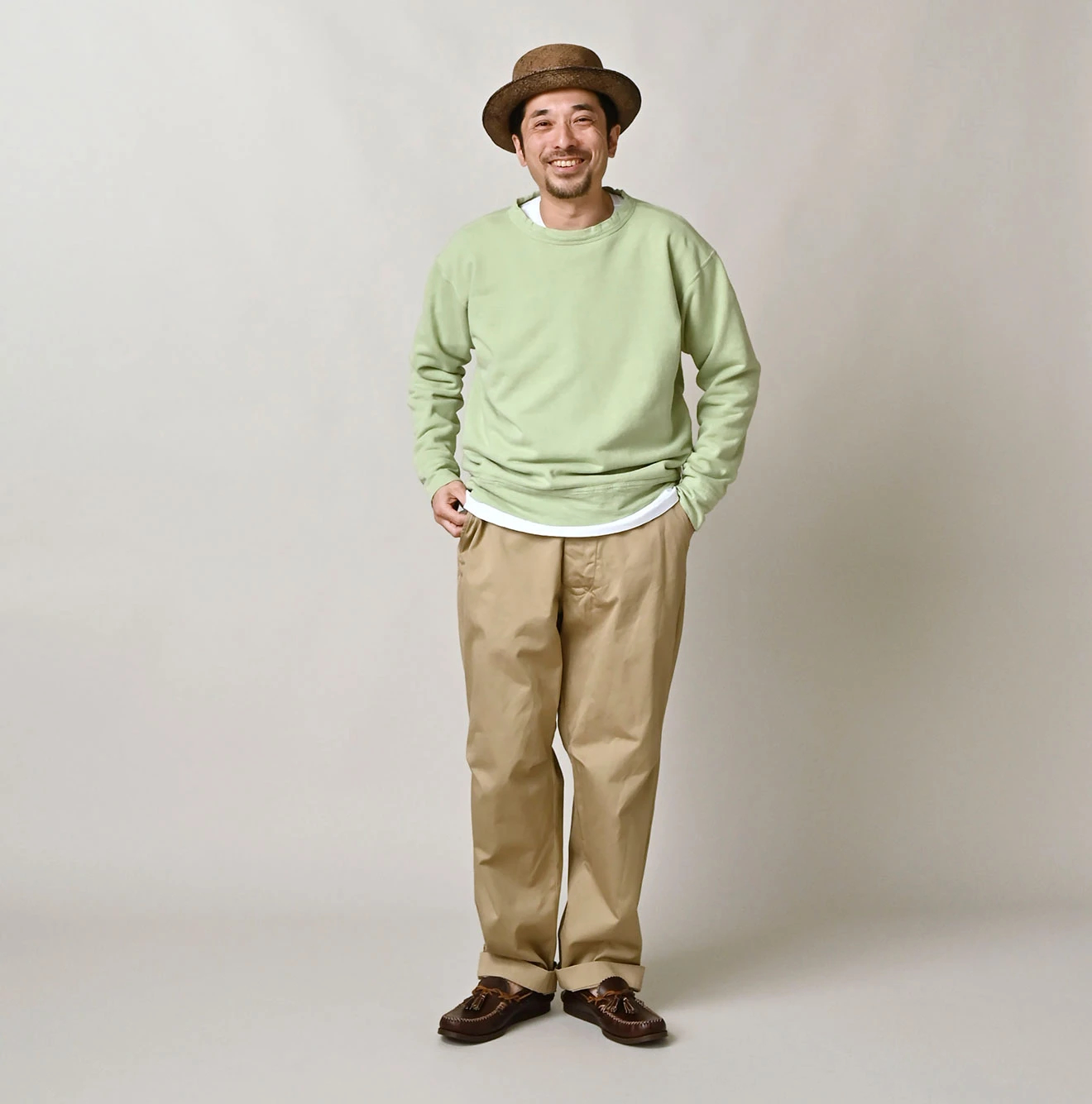 45R(フォーティファイブアール) |ガーゼ裏毛の908スウェット