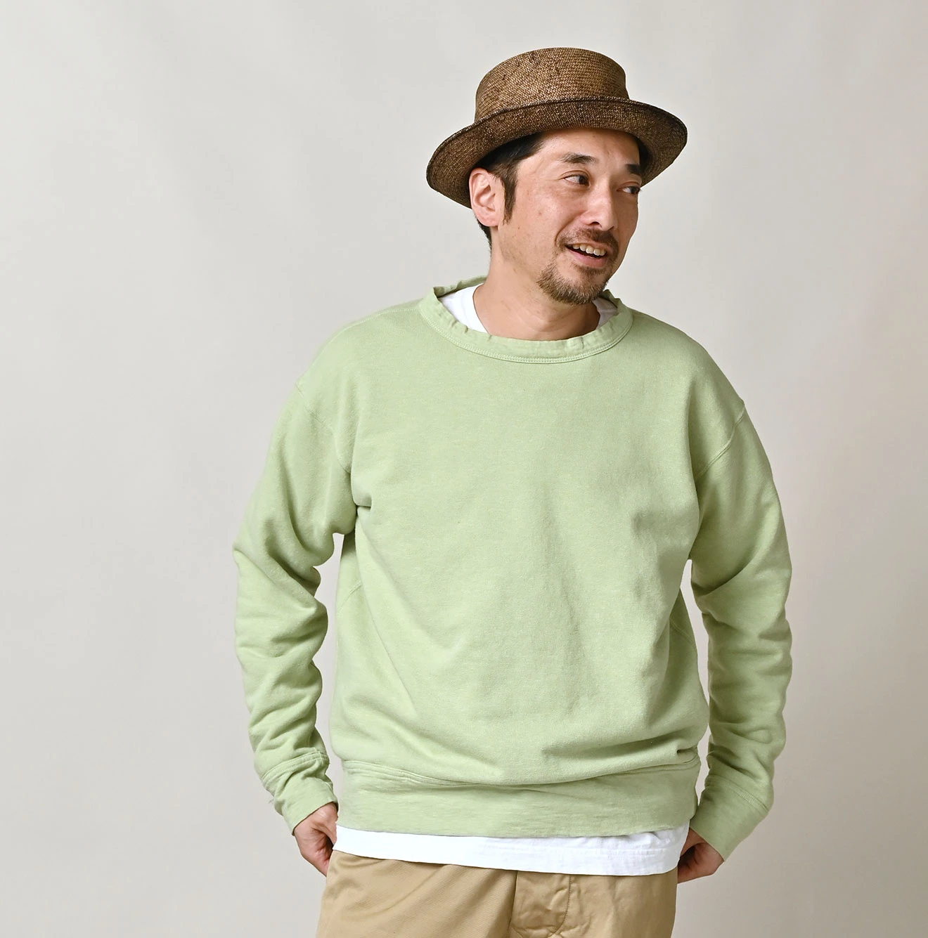 45R(フォーティファイブアール) |ガーゼ裏毛の908スウェット