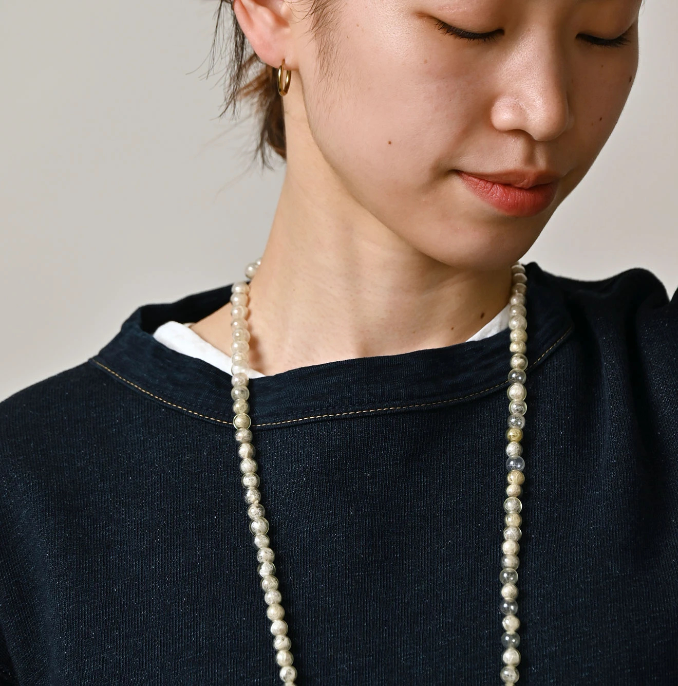 45R(フォーティファイブアール) |ガーゼ裏毛の908スウェット（インディゴ）