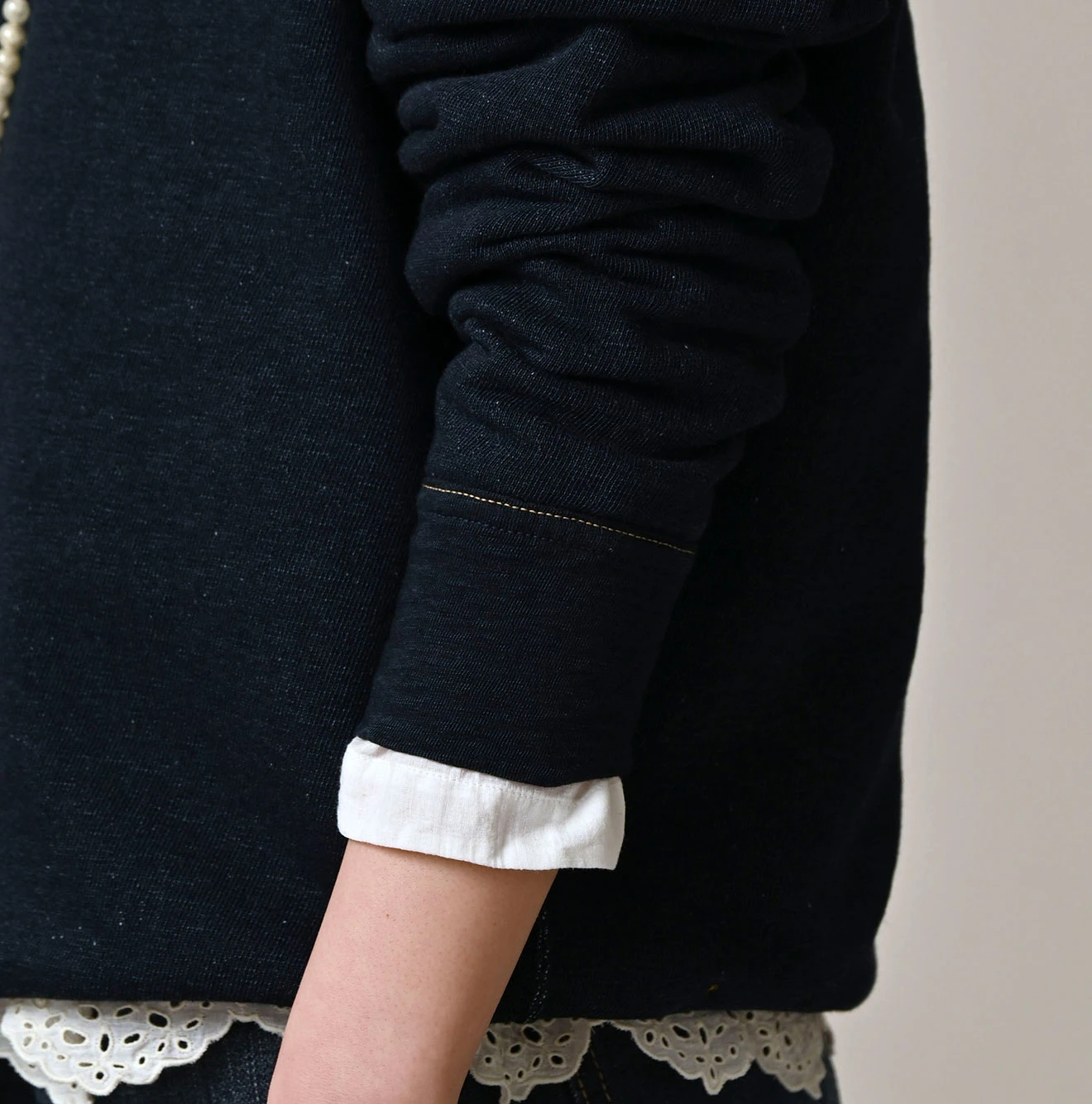 45R(フォーティファイブアール) |ガーゼ裏毛の908スウェット（インディゴ）