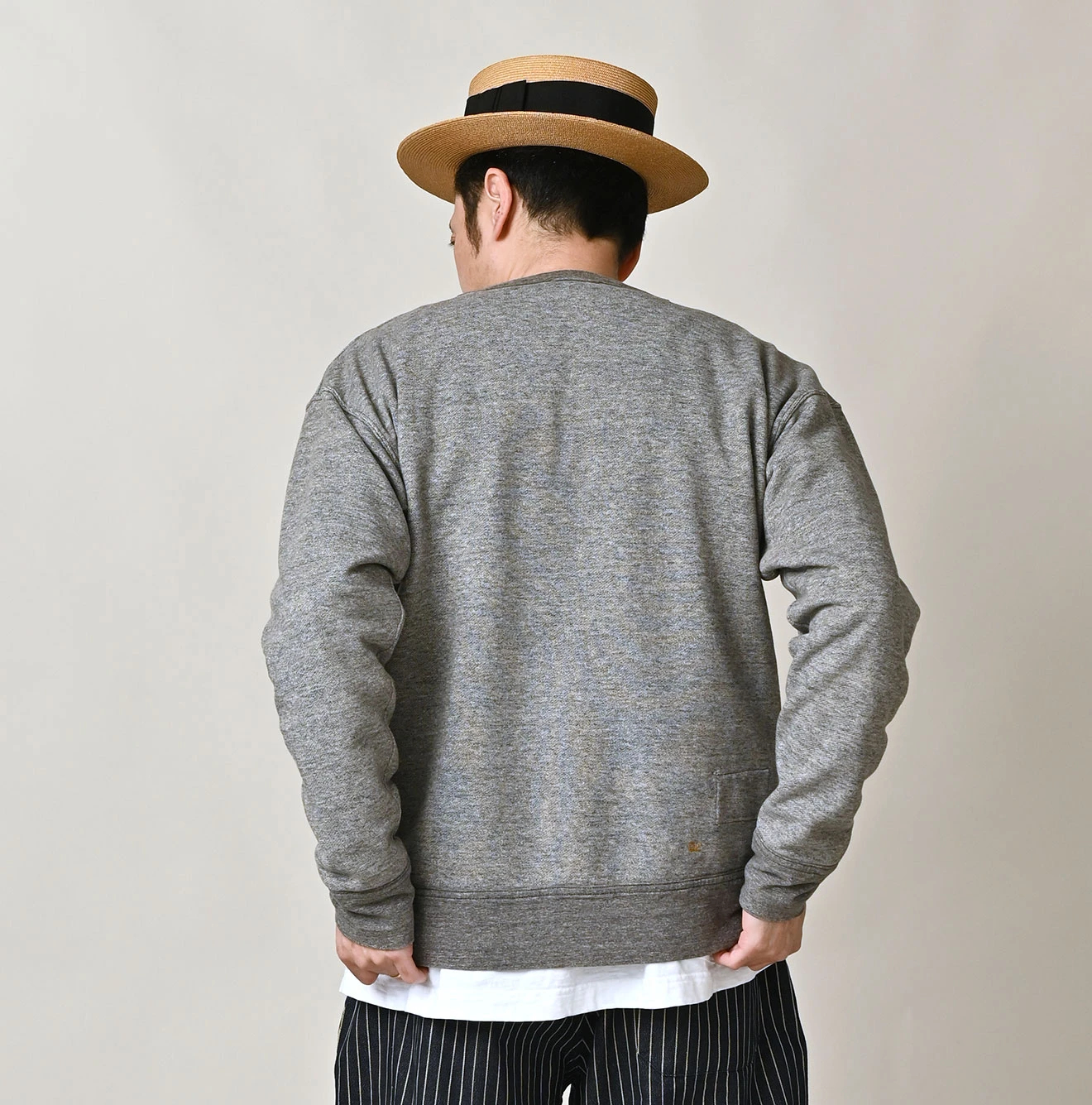 45R(フォーティファイブアール) |ガーゼ裏毛の908スウェット（トップ）