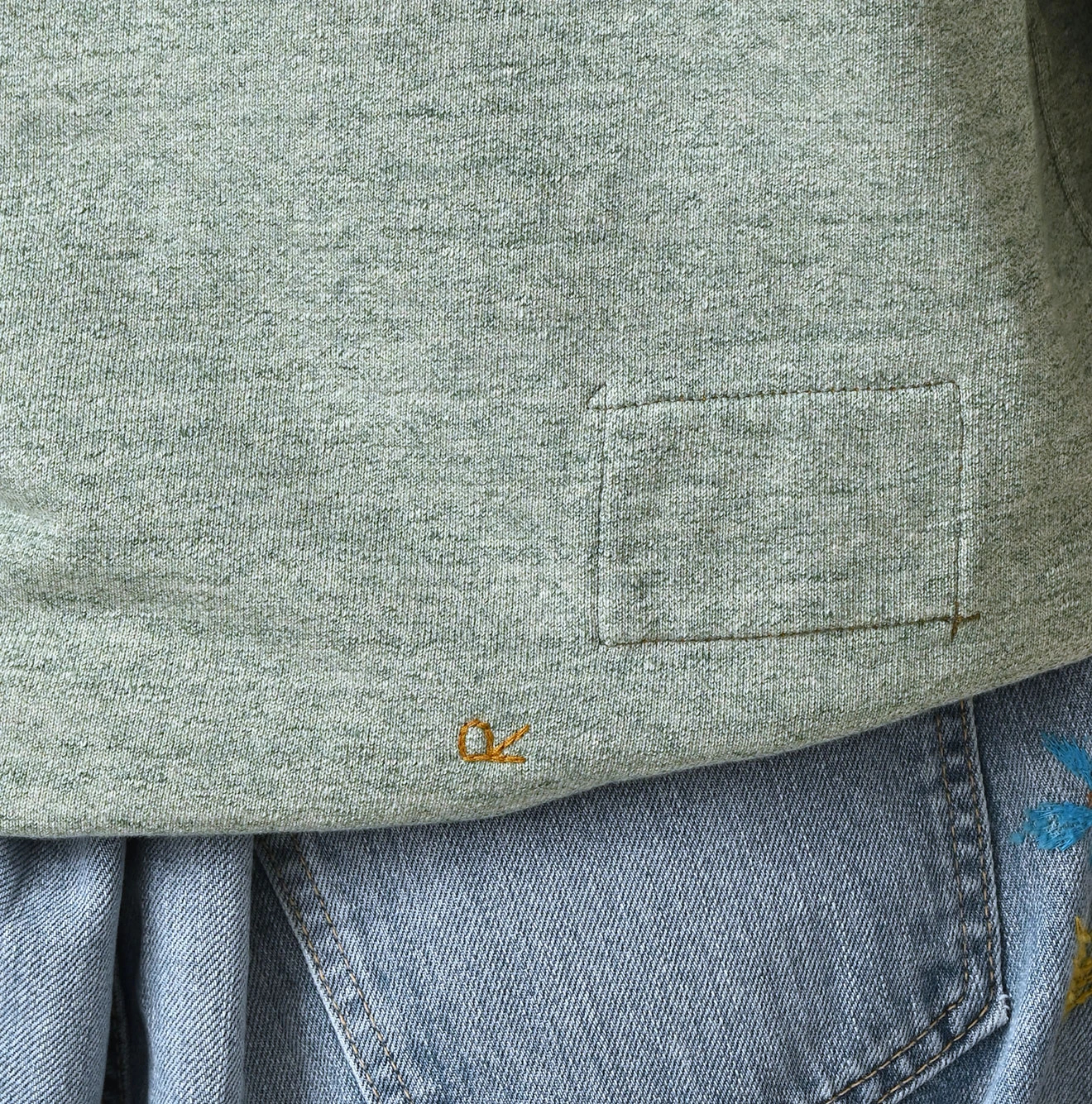 45R(フォーティファイブアール) |ガーゼ裏毛の908スウェット（トップ）