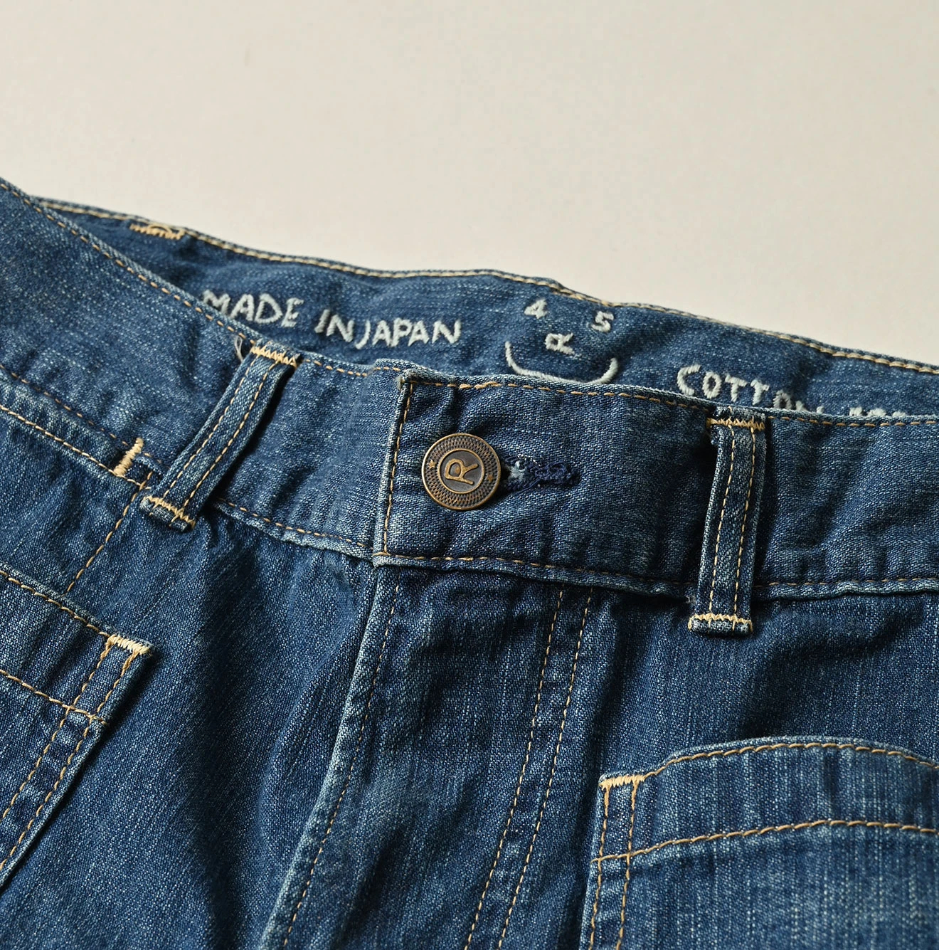 45R(フォーティファイブアール) |麦比古デニムのヒッピーバチ比女（重）