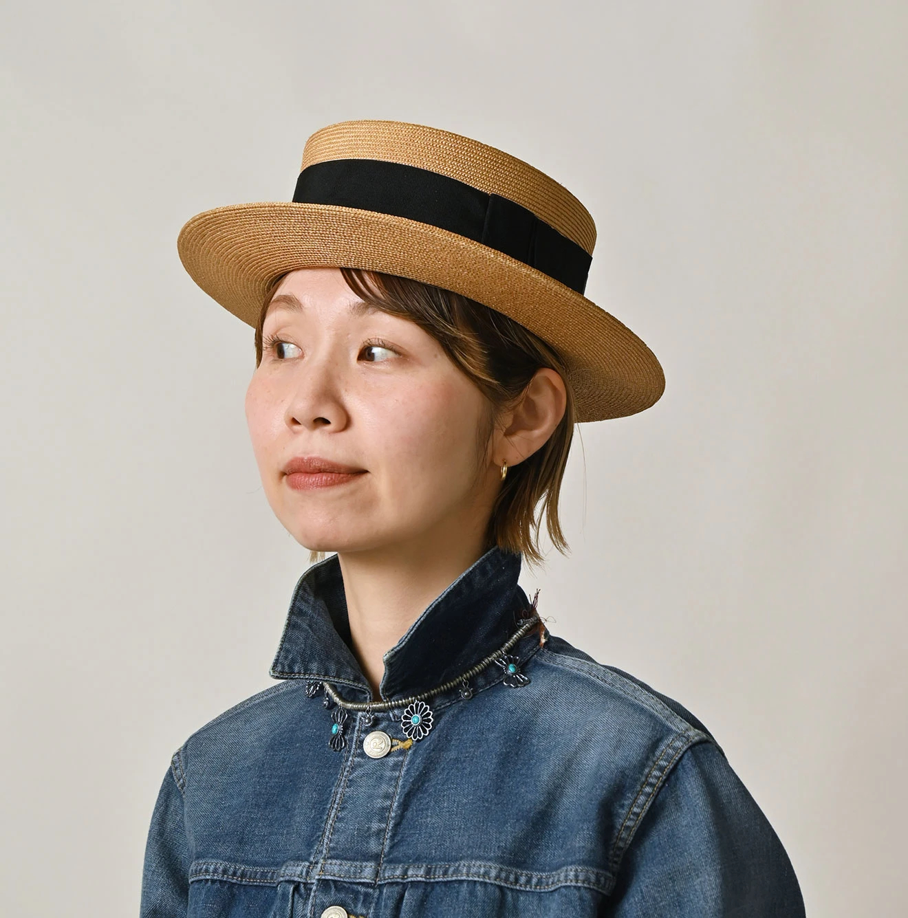 45R(フォーティファイブアール) |くるくるヒッピーネックレス