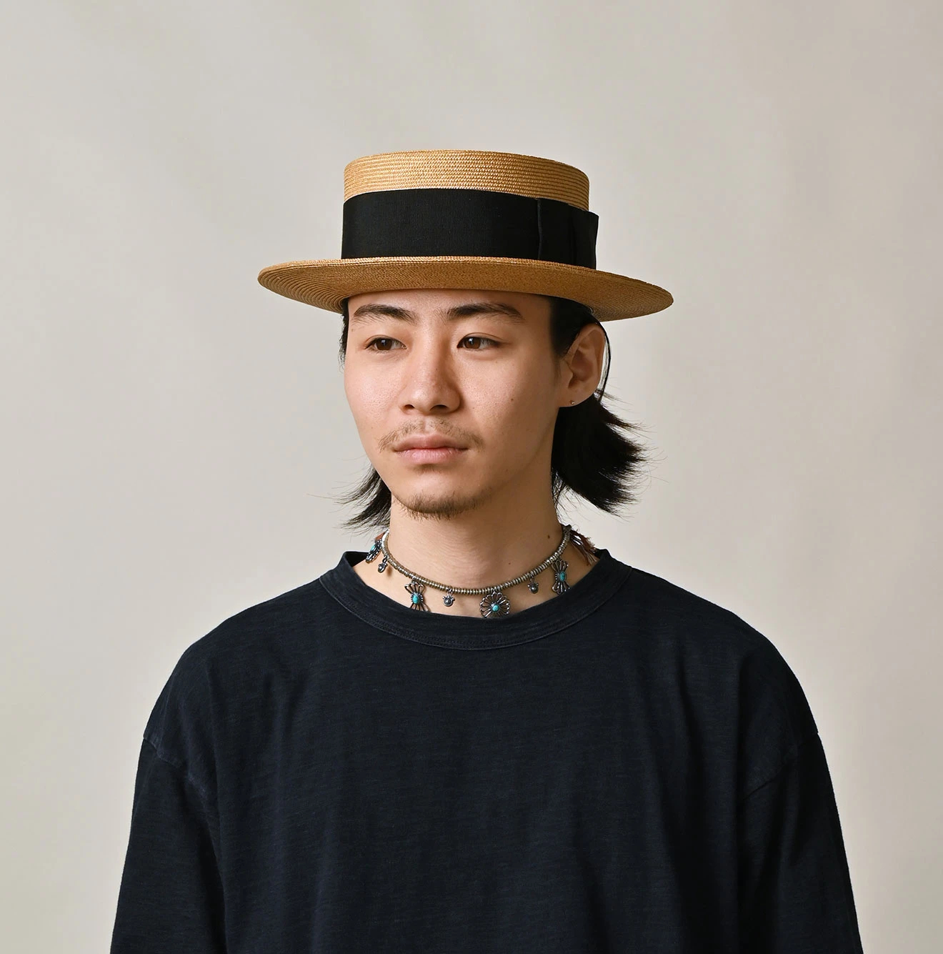 45R(フォーティファイブアール) |くるくるヒッピーネックレス