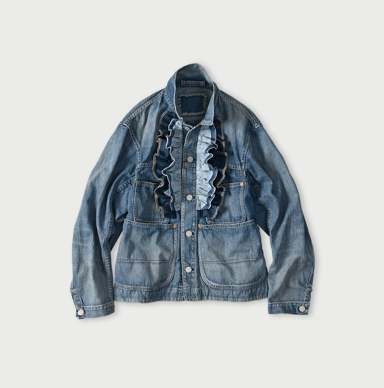 45R(フォーティファイブアール) |麦比古デニムのフリルGオール（重）