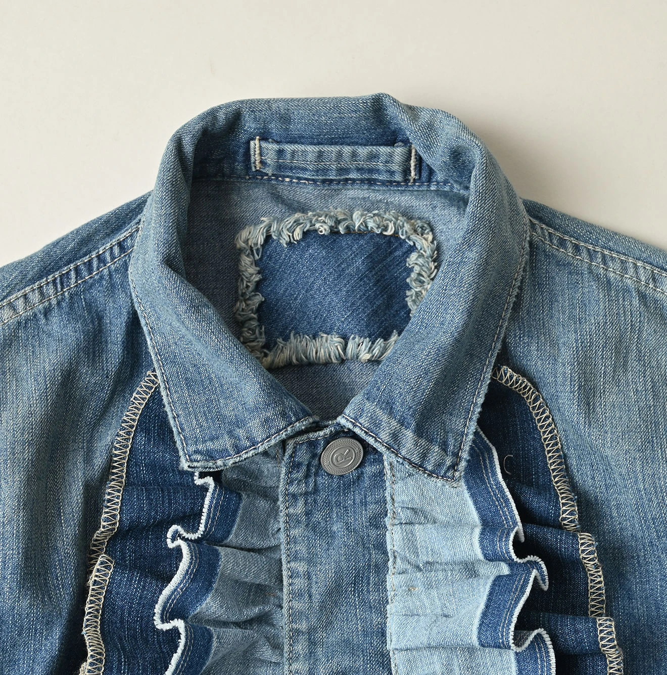 45R(フォーティファイブアール) |麦比古デニムのフリルGオール（重）