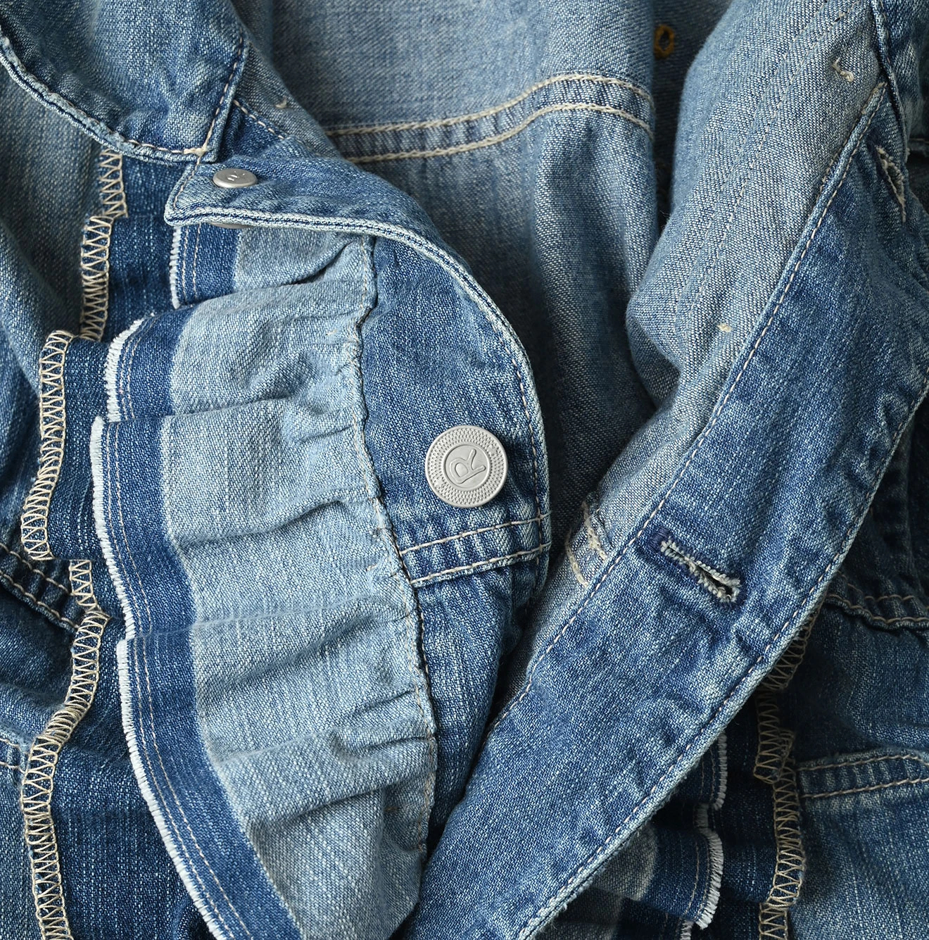 45R(フォーティファイブアール) |麦比古デニムのフリルGオール（重）